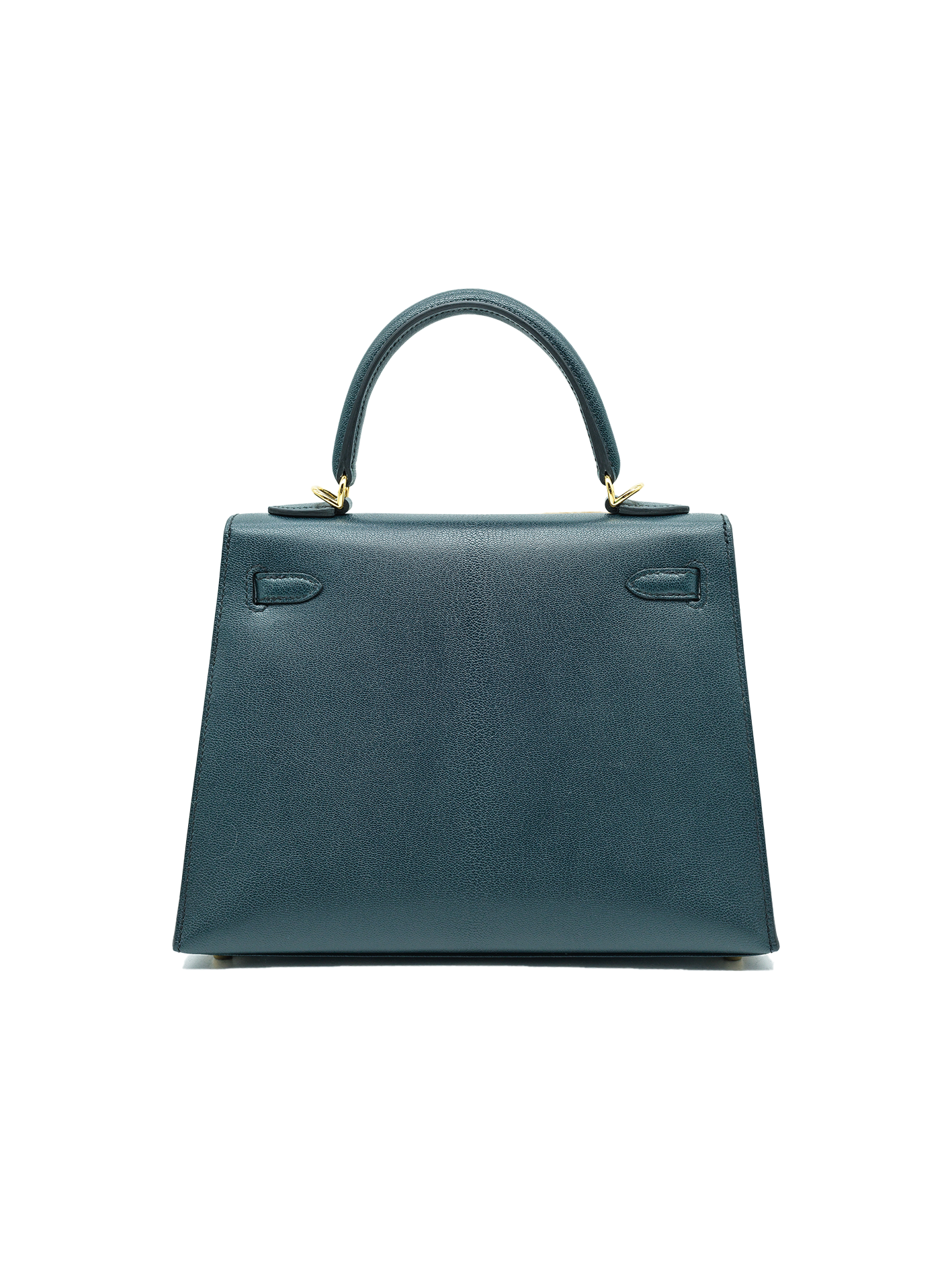 NEW HERMÈS KELLY 25 CHAMKILA VERT ROUSSEAU GHW