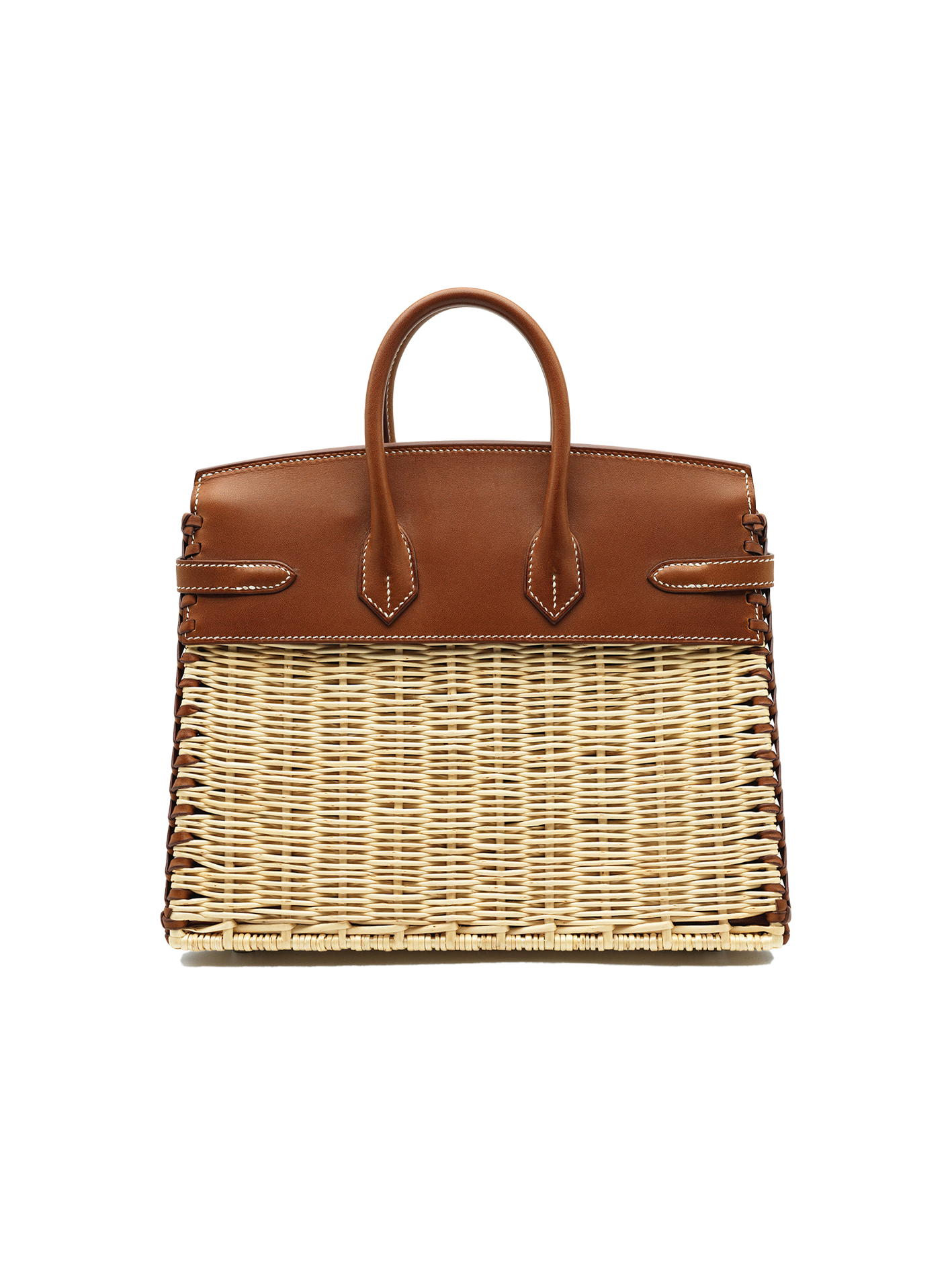 PRE-LOVED HERMÈS BIRKIN 25 PICNIC NATURAL WICKER/ BARENIA FAUBOURG NATURAL GOLD/ GOLD PHW