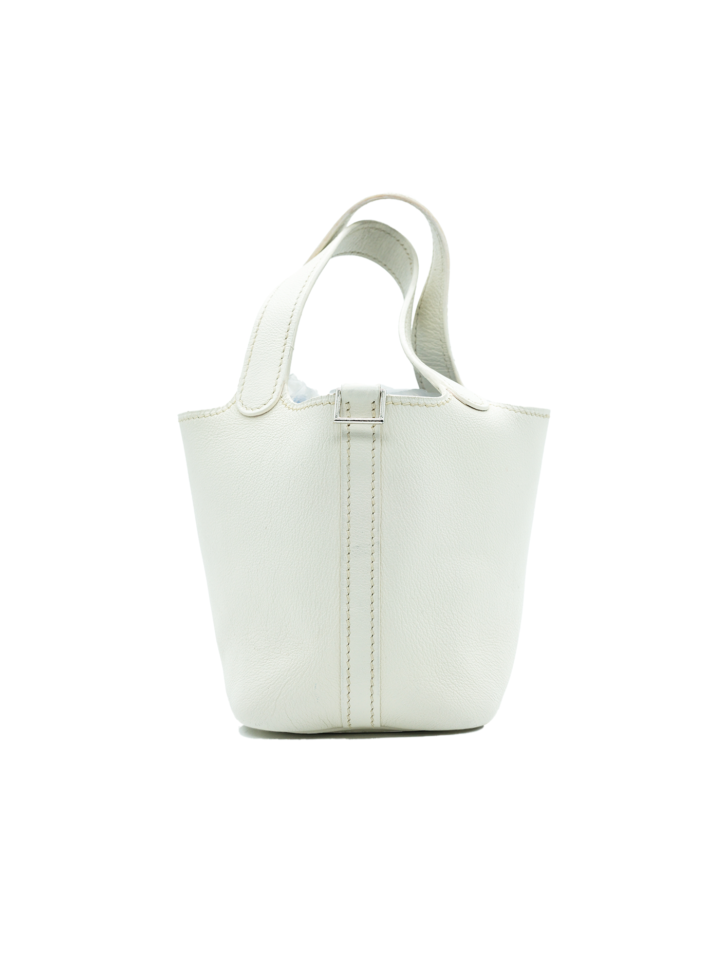 PRE-LOVED HERMÈS PICOTIN MICRO 14 SWIFT BLANC PHW