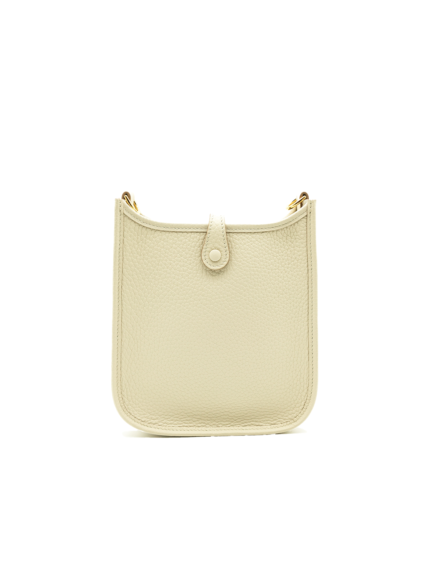 NEW HERMES MINI EVELYNE TAURILLON CLEMENCE BETON GHW