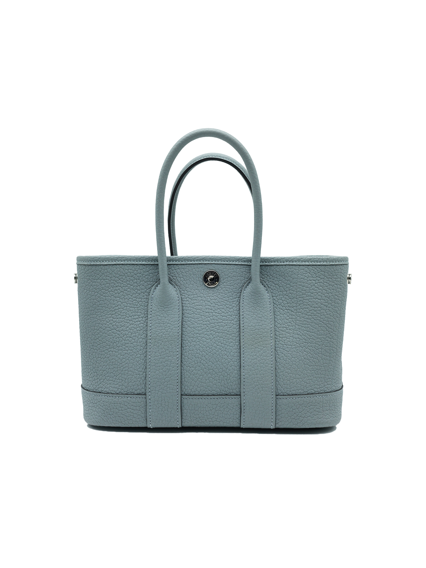 PRE-LOVED HERMÈS MINI GARDEN PARTY NEGONDA GRIS PANTIN PHW