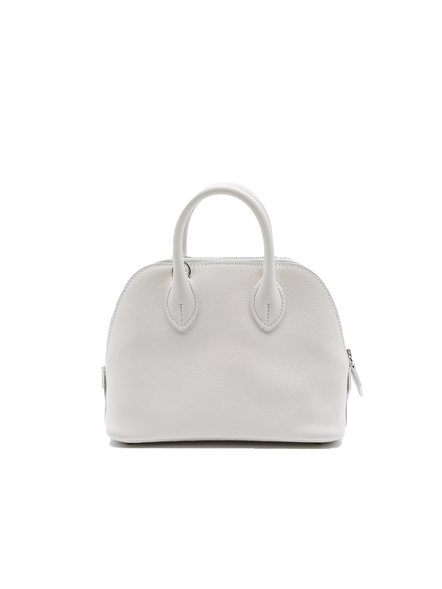 PRE-LOVED HERMÈS MINI BOLIDE EVERCOLOR BLANC PHW