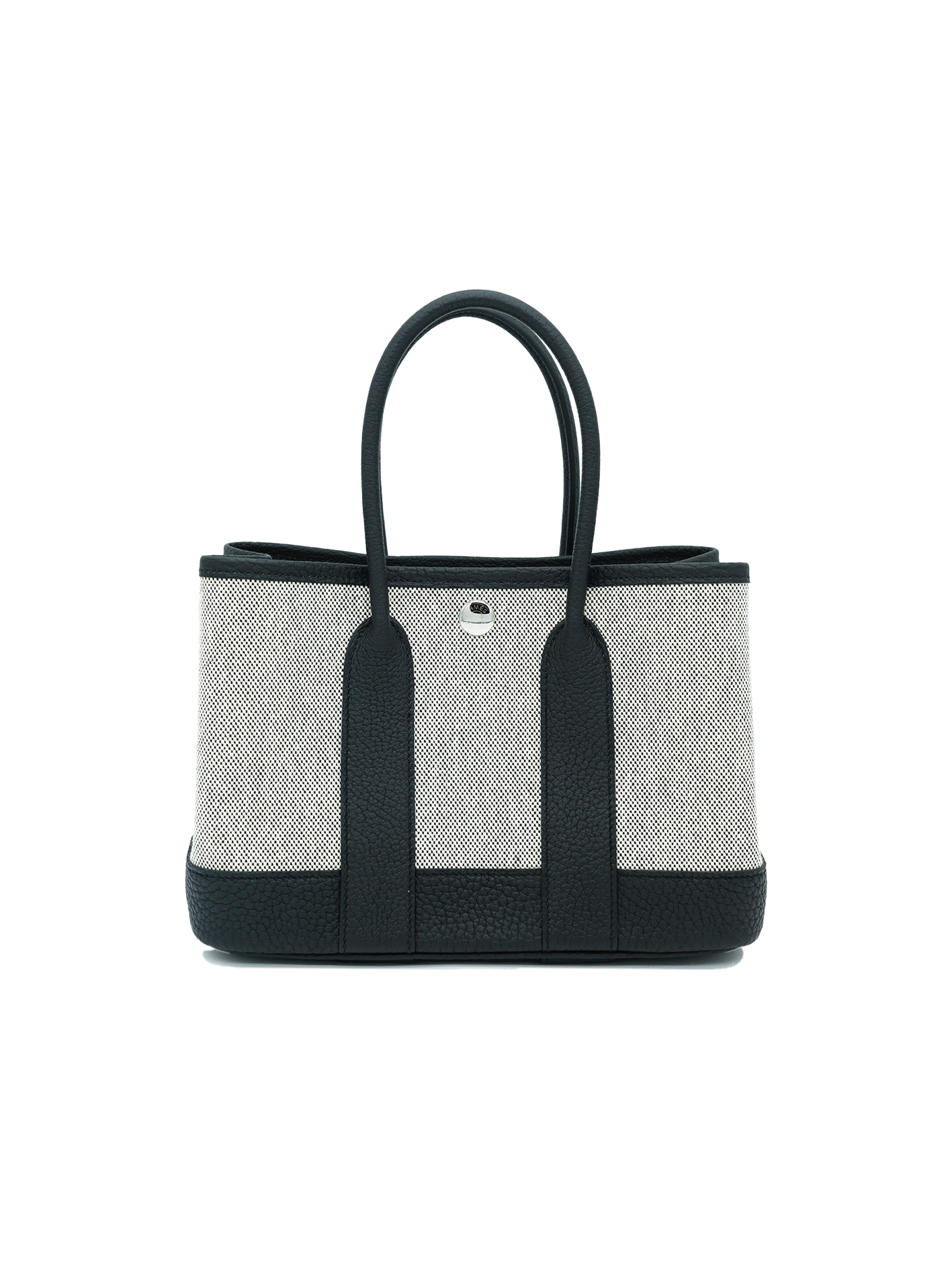 PRE-LOVED HERMÈS MINI GARDEN PARTY NEGONDA BLACK PHW