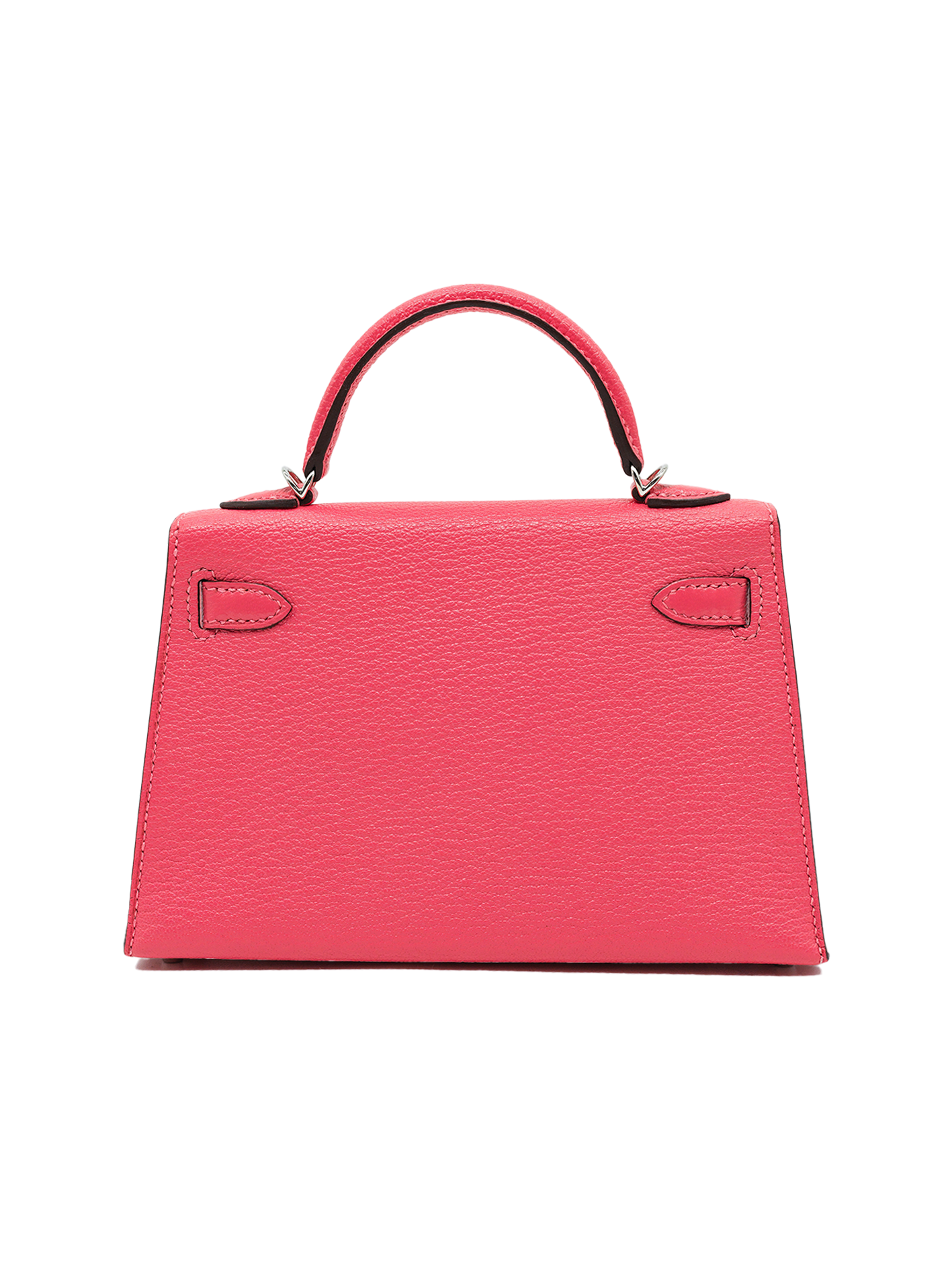 PRE-LOVED HERMÈS MINI KELLY II MYSORE ROSE LIPSTICK PHW