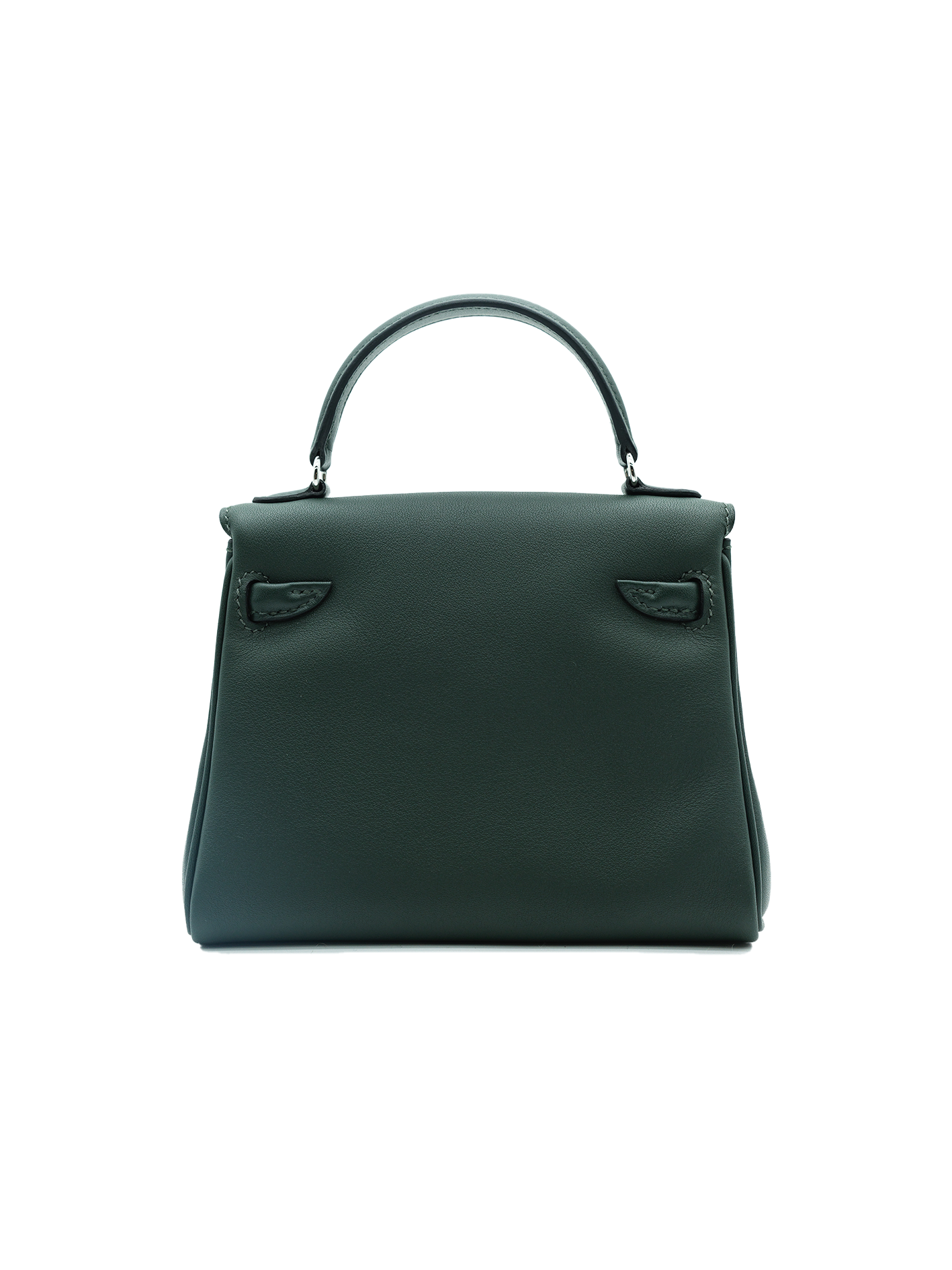 NEW HERMÈS QUELLE IDOLE KELLY DOLL SWIFT VERT FONCÉ/ VERT PEPPERMINT PHW