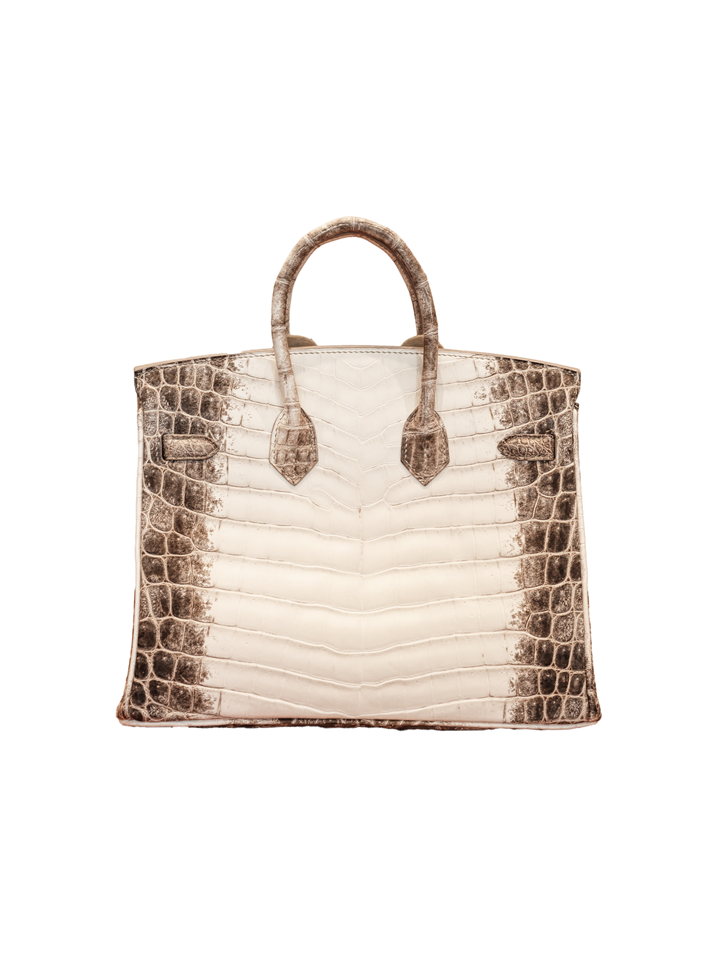 NEW HERMÈS BIRKIN 25 HIMALAYA MATTE NILOTICUS CROCODILE BLANC PALLADIUM HARDWARE