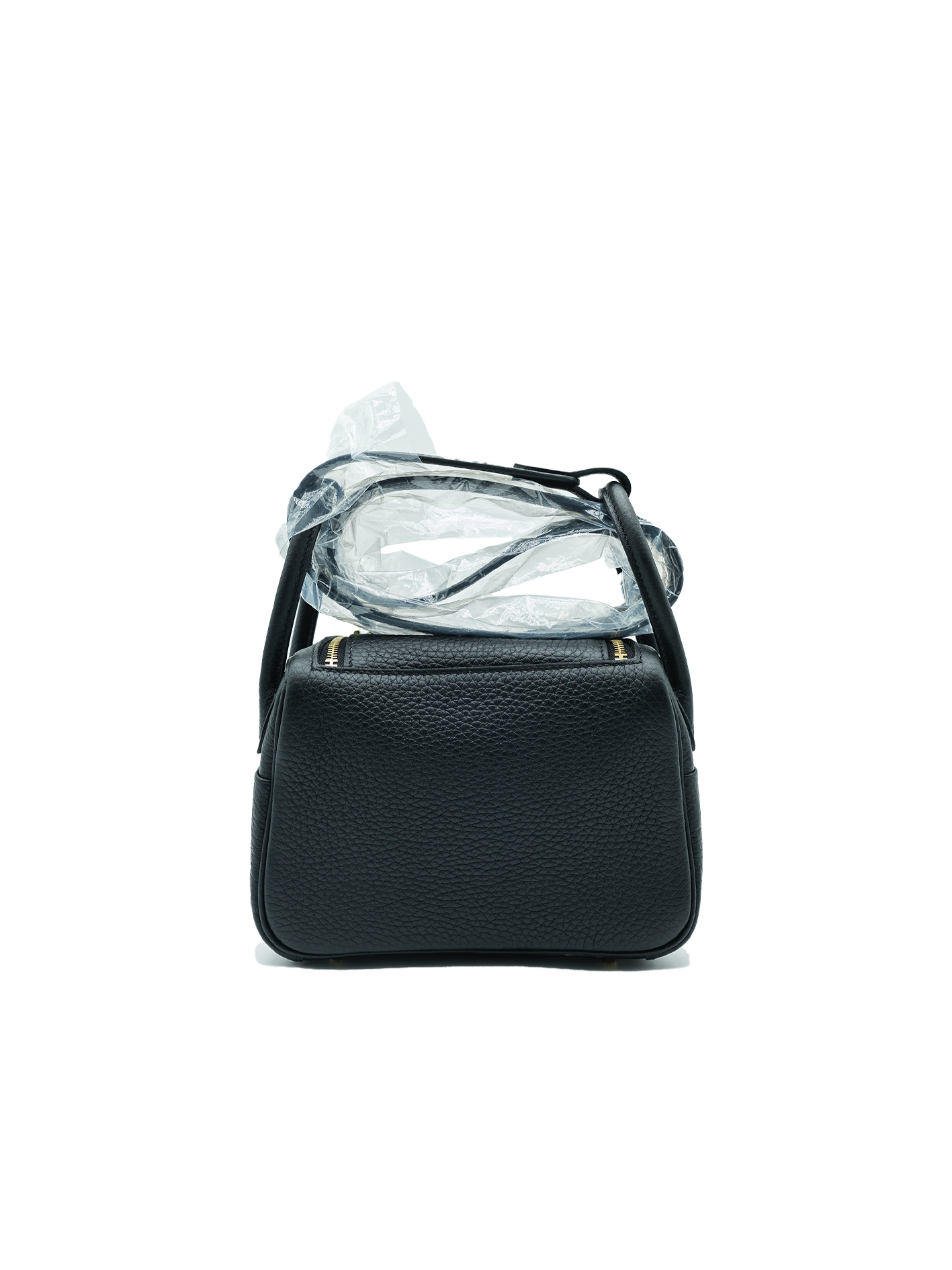 NEW HERMÈS MINI LINDY TAURILLON CLEMENCE BLACK GHW