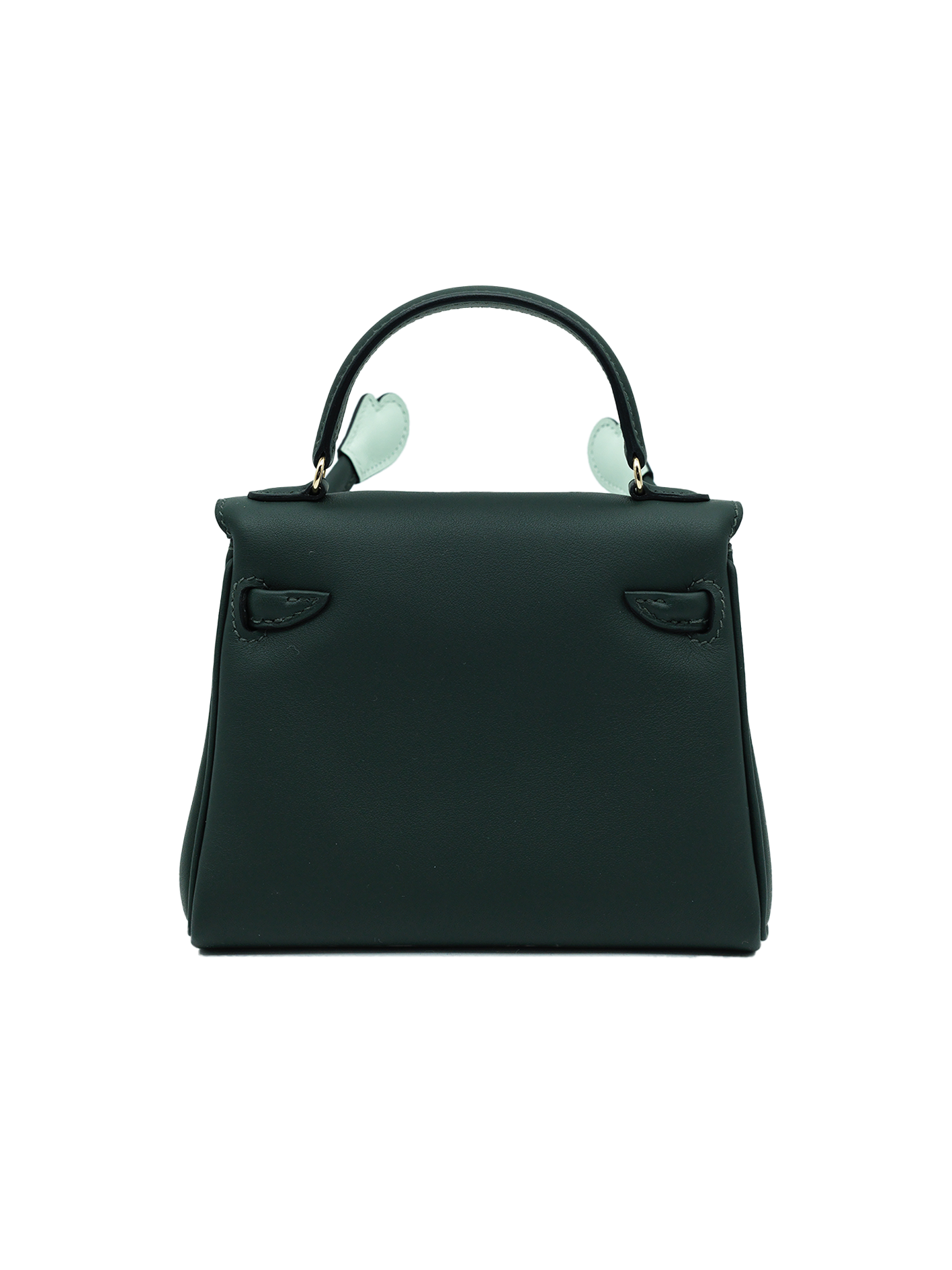 PRE-LOVED HERMÈS QUELLE IDOLE KELLY DOLL SWIFT VERT FONCÉ/ VERT PEPPERMINT PBHW
