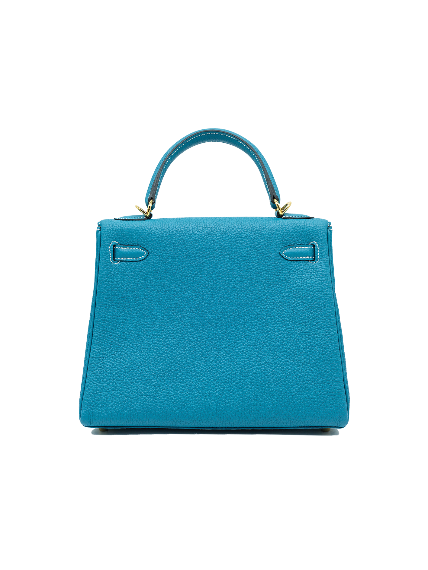 PRE-LOVED HERMÈS KELLY 25 TOGO BLEU JEAN GHW