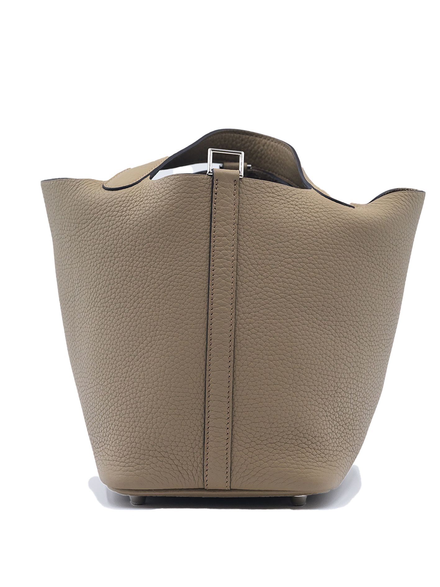 NEW HERMES PICOTIN 18 TAURILLON CLEMENCE BEIGE MARFA PHW