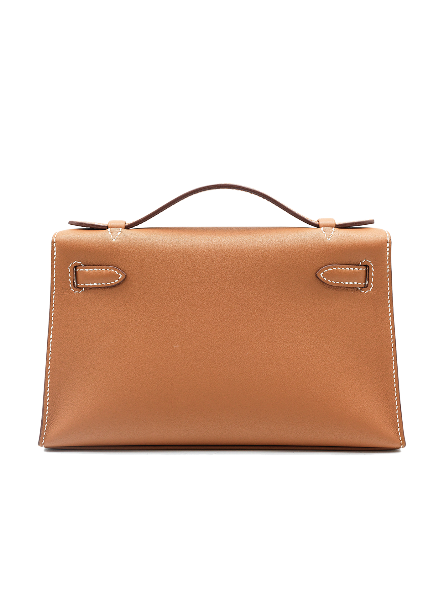 PRE-LOVED HERMÈS KELLY POCHETTE SWIFT GOLD GHW