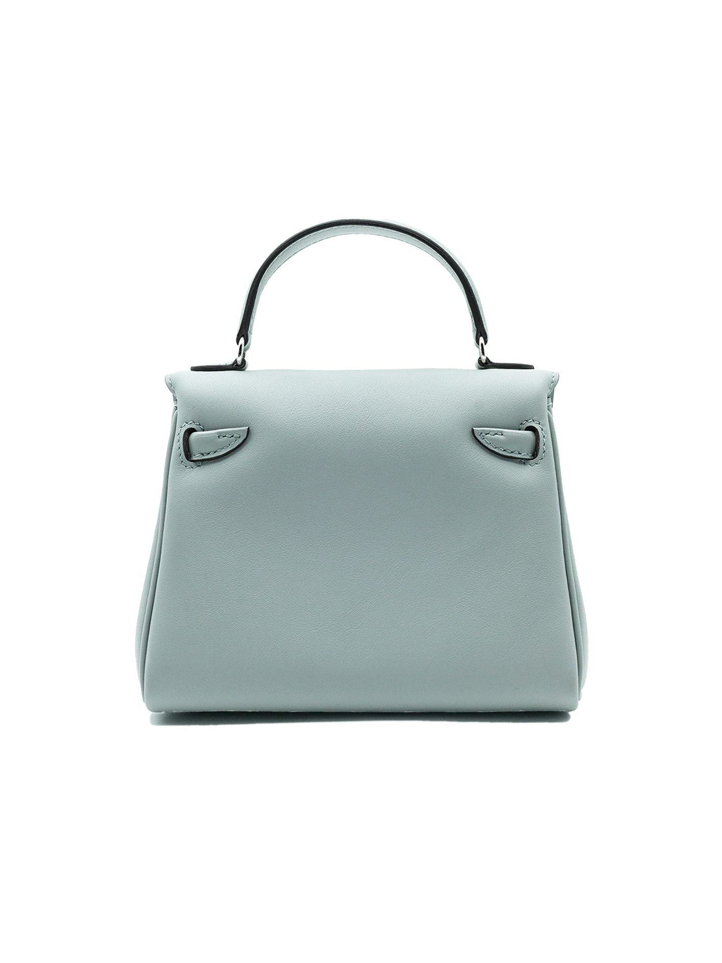 NEW HERMÈS QUELLE IDOLE KELLY DOLL SWIFT BLEU GLACIER/ VERT MAQUIS PHW