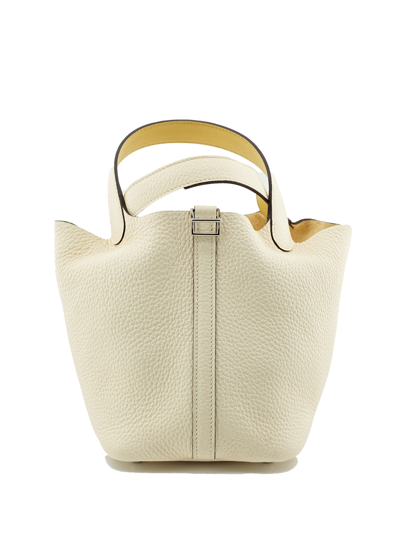 PRE-LOVED HERMES PICOTIN 18 TAURILLON CLEMENCE/ SWIFT NATA/ JAUNE MILTON PHW