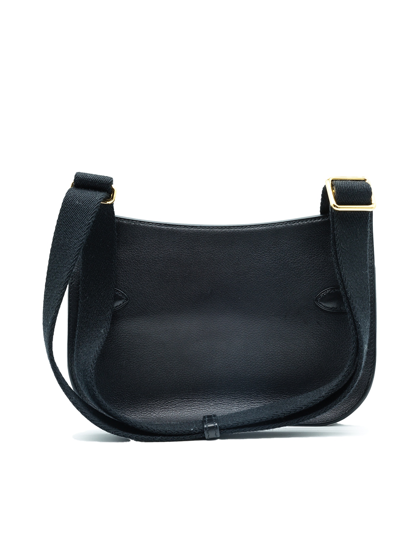 PRE-LOVED HERMÈS MINI JYPSIERE EVERGRAIN BLACK GHW
