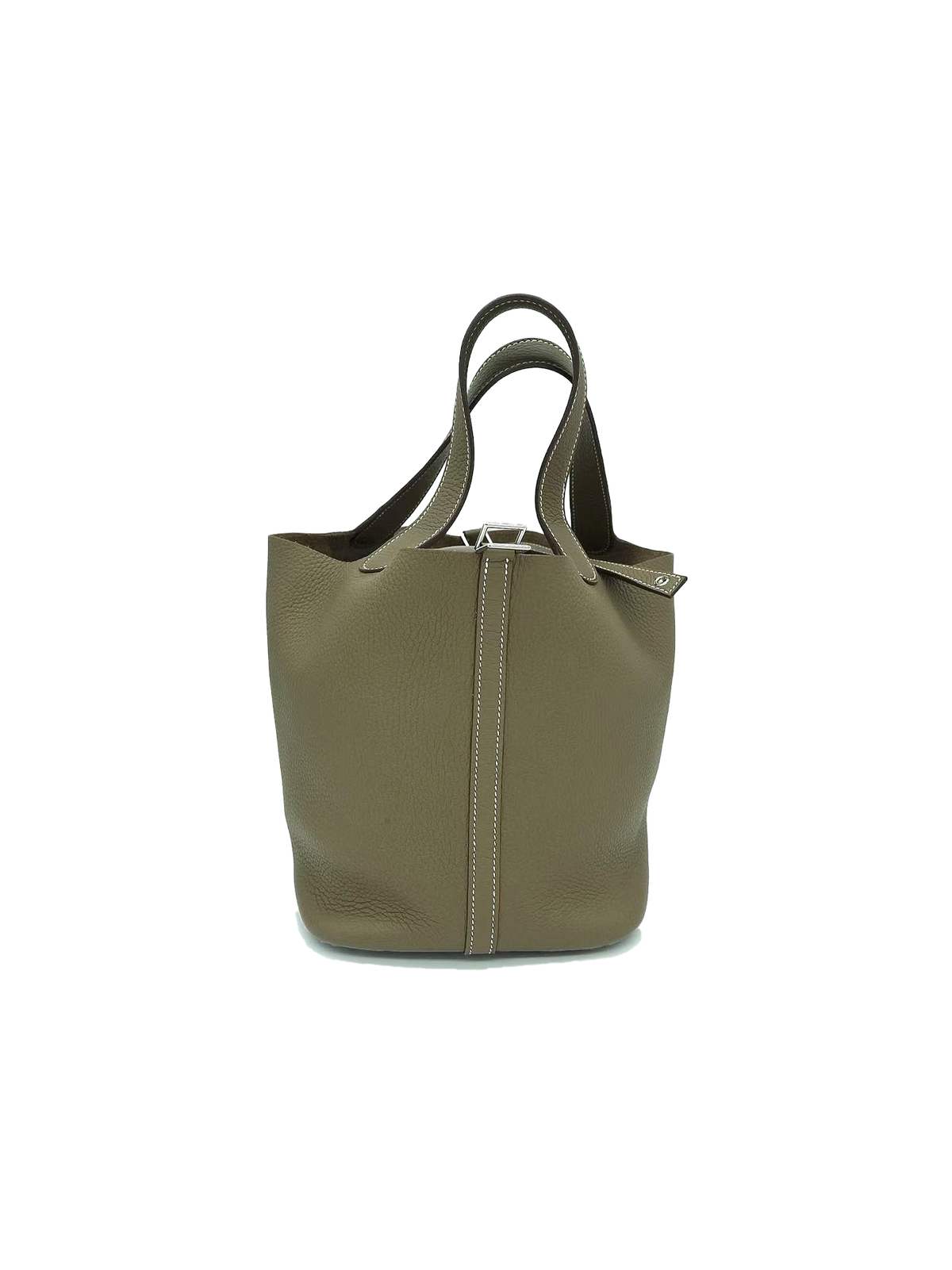 PRE-LOVED HERMÈS PICOTIN 22 TAURILLON CLEMENCE ETOUPE PHW