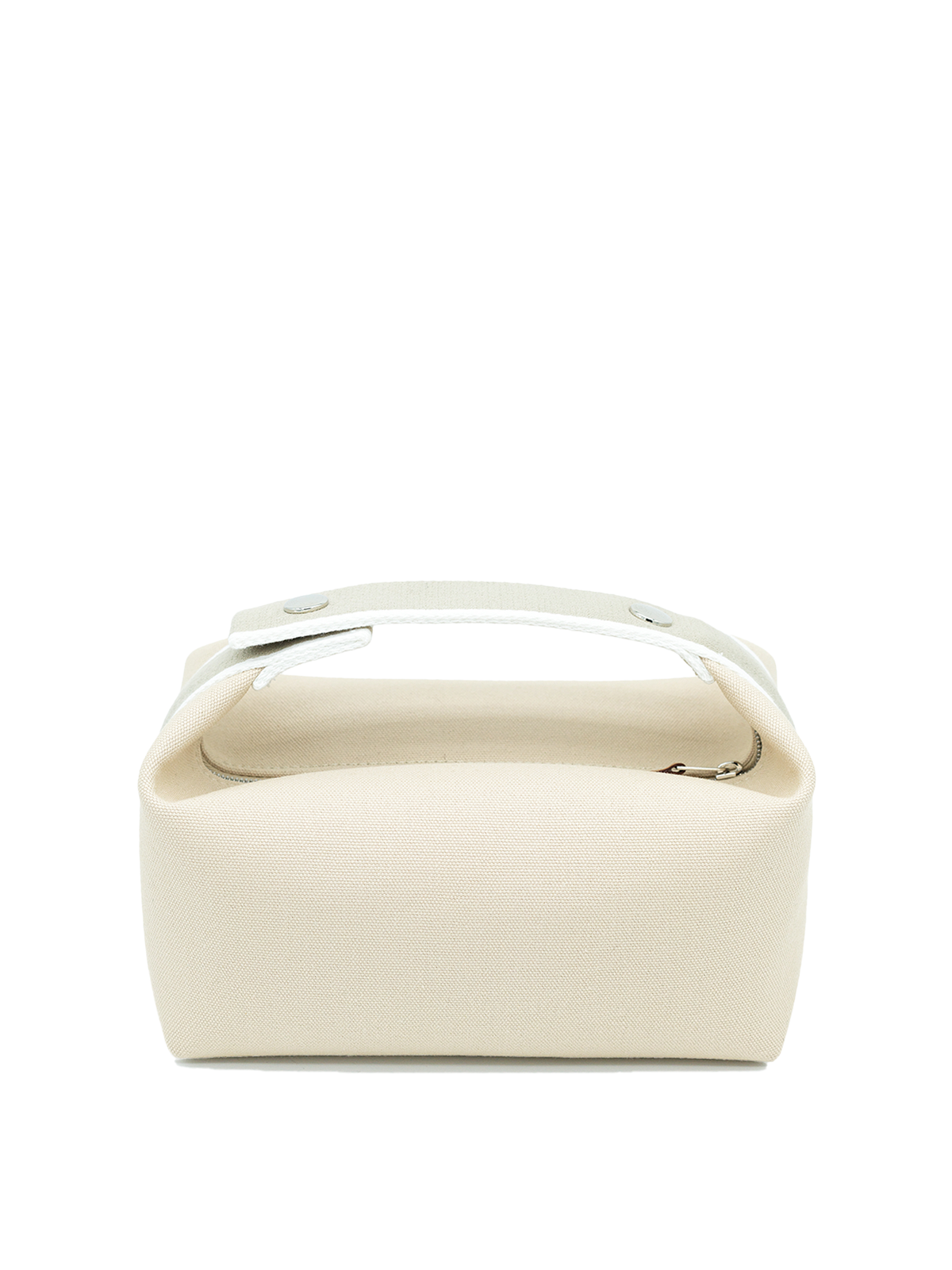 PRE-LOVED HERMÈS BRIDE-A-BRAC CASE SMALL MODEL TOILE NATURAL PHW