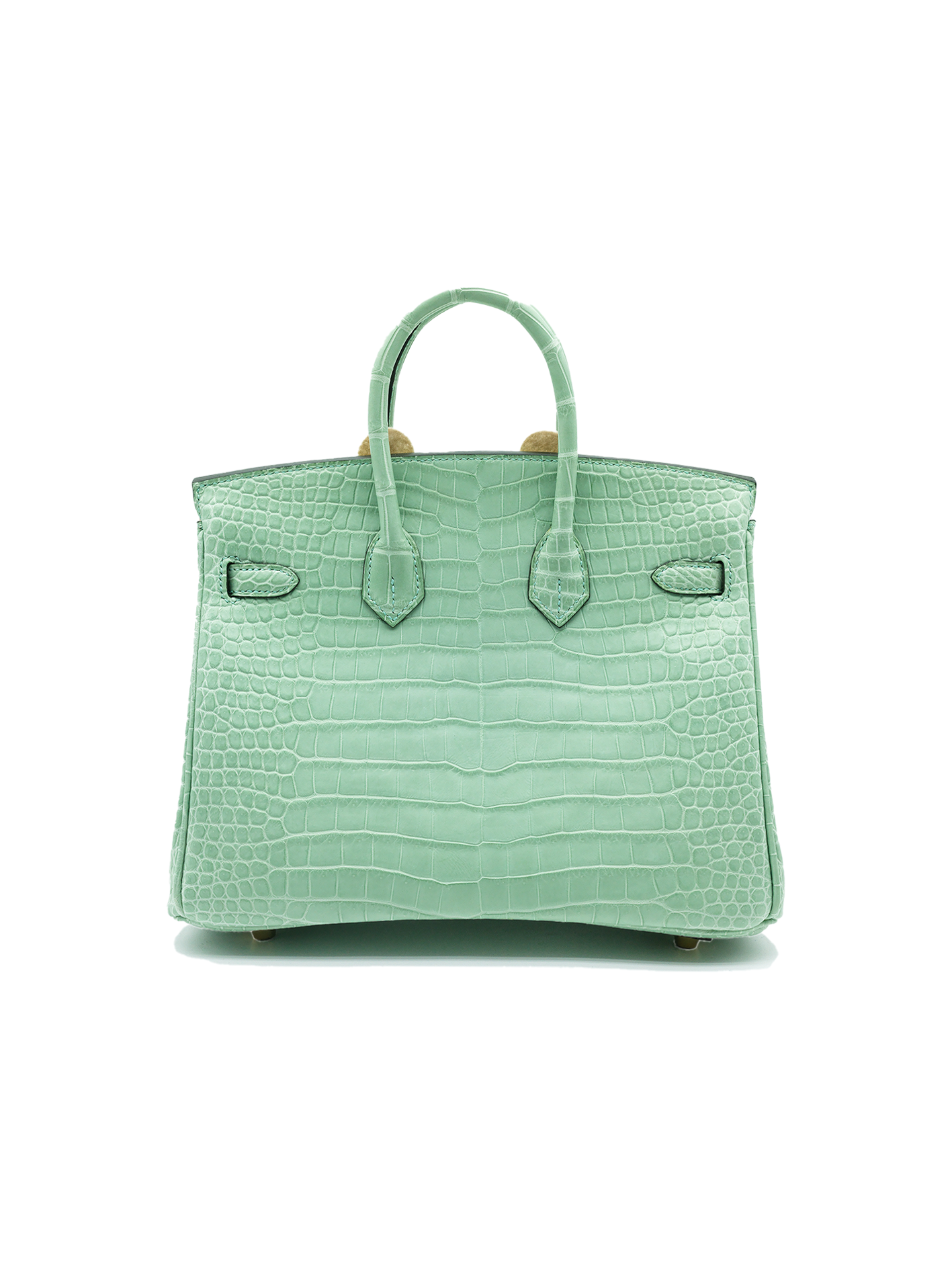 NEW HERMÈS BIRKIN 25 POROSUS CROCODILE VERT D'EAU GHW