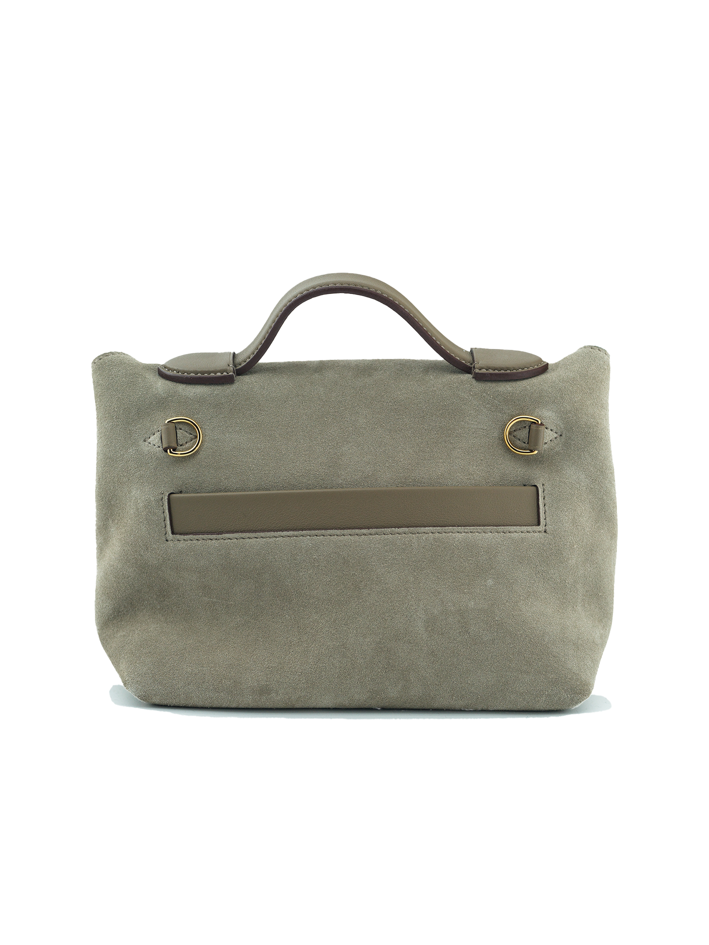 PRE-LOVED HERMÈS MINI 2424 SWIFT/ SUEDE GRIS CAILOR/ ETOUPE GHW