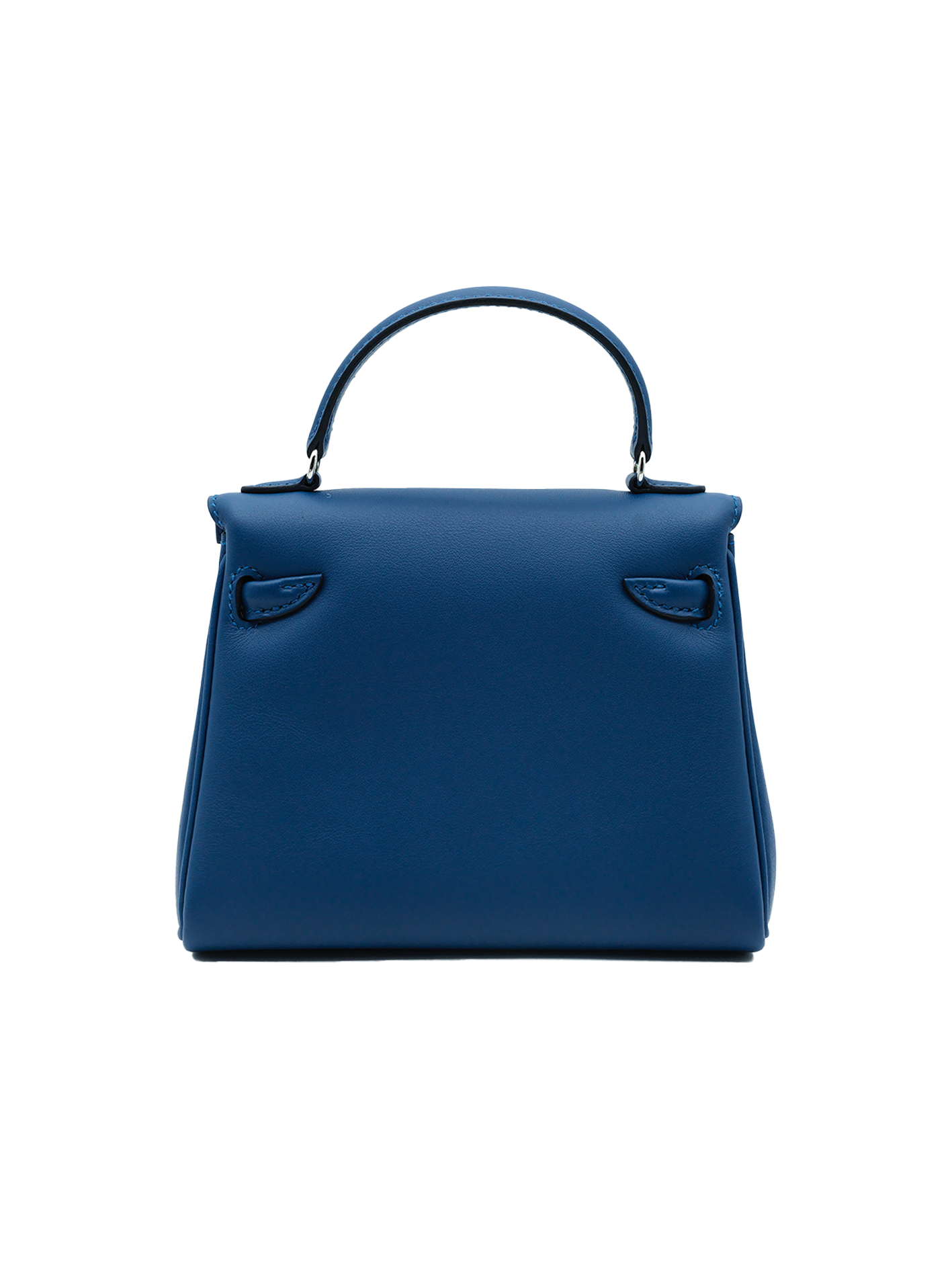 NEW HERMÈS QUELLE IDOLE KELLY DOLL SWIFT BLEU TIE/ CABAN PHW