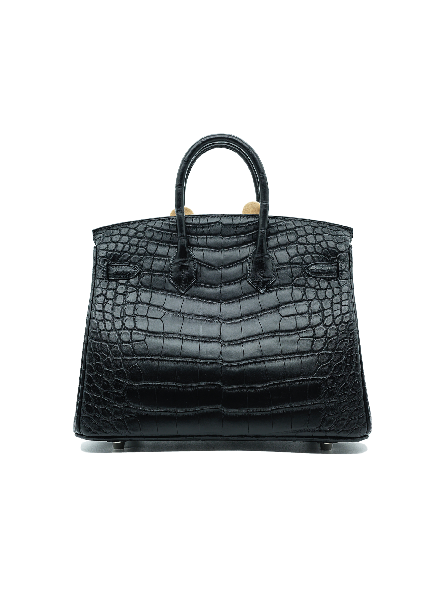 PRE-LOVED HERMÈS BIRKIN 25 ALLIGATOR CROCODILE BLACK PHW