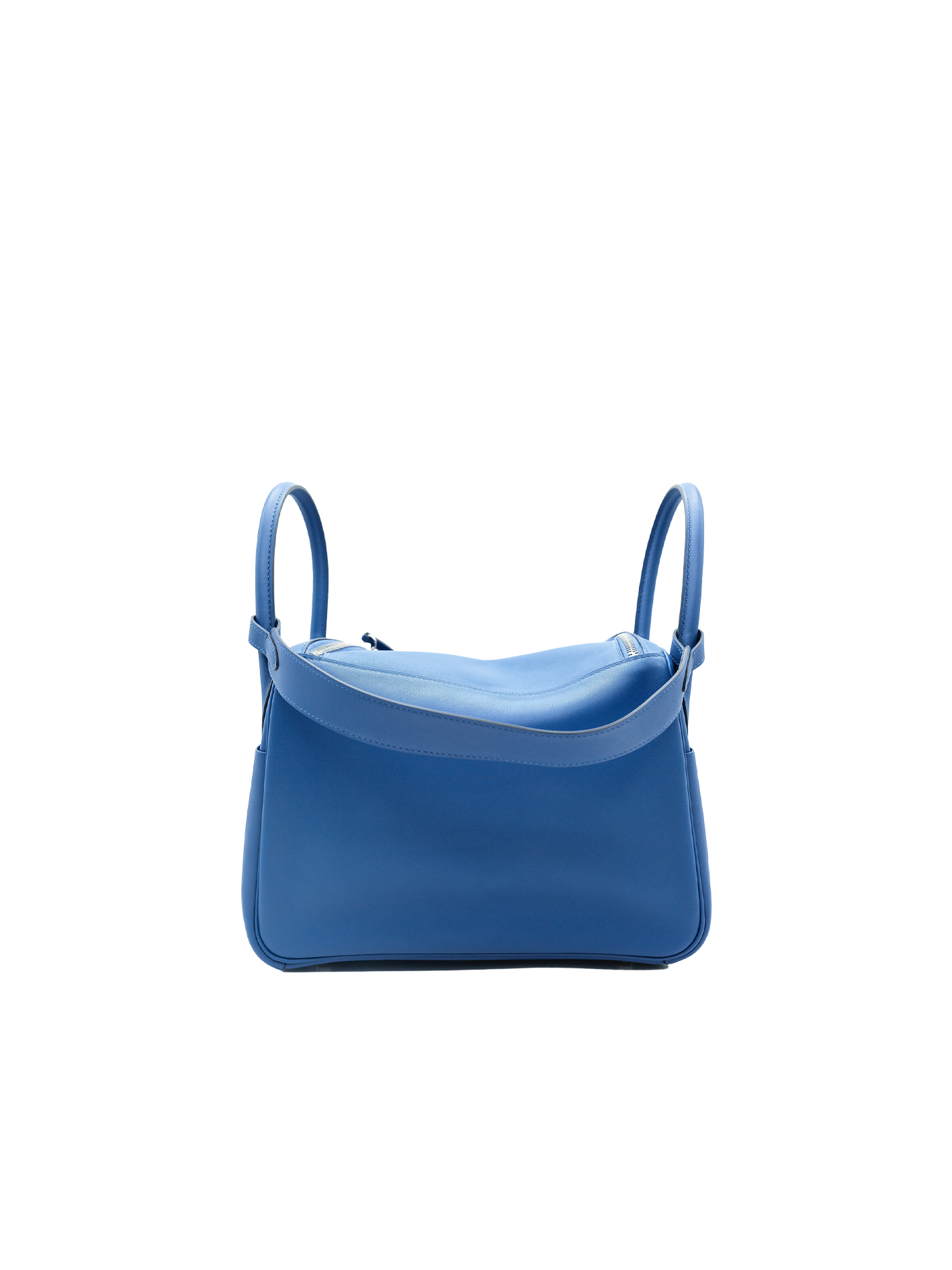 PRE-LOVED HERMÈS LINDY 30 SWIFT BLEU BRIGHTON/ CAPUCINE PHW