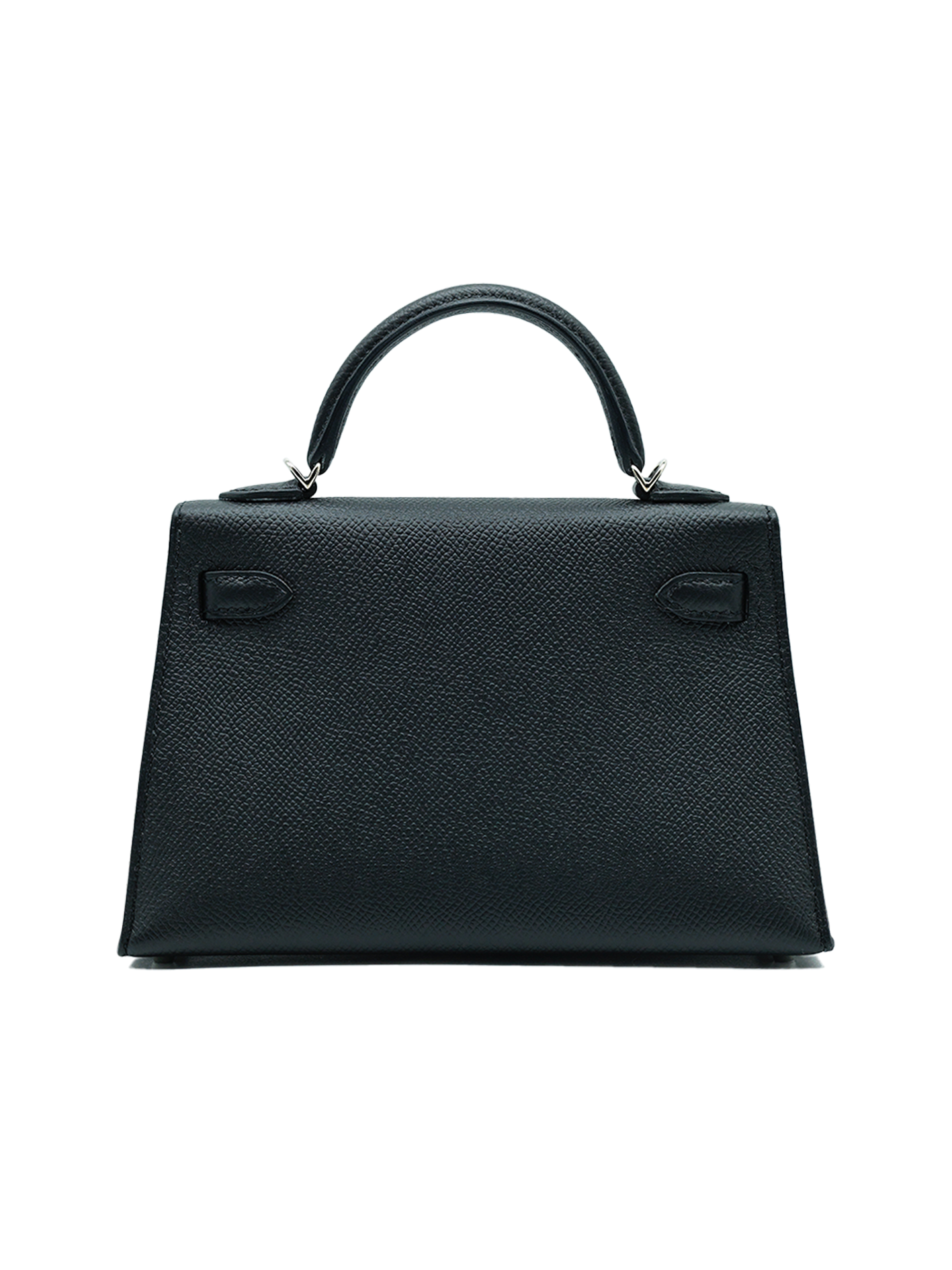 PRE-LOVED HERMÈS MINI KELLY II EPSOM BLACK PHW