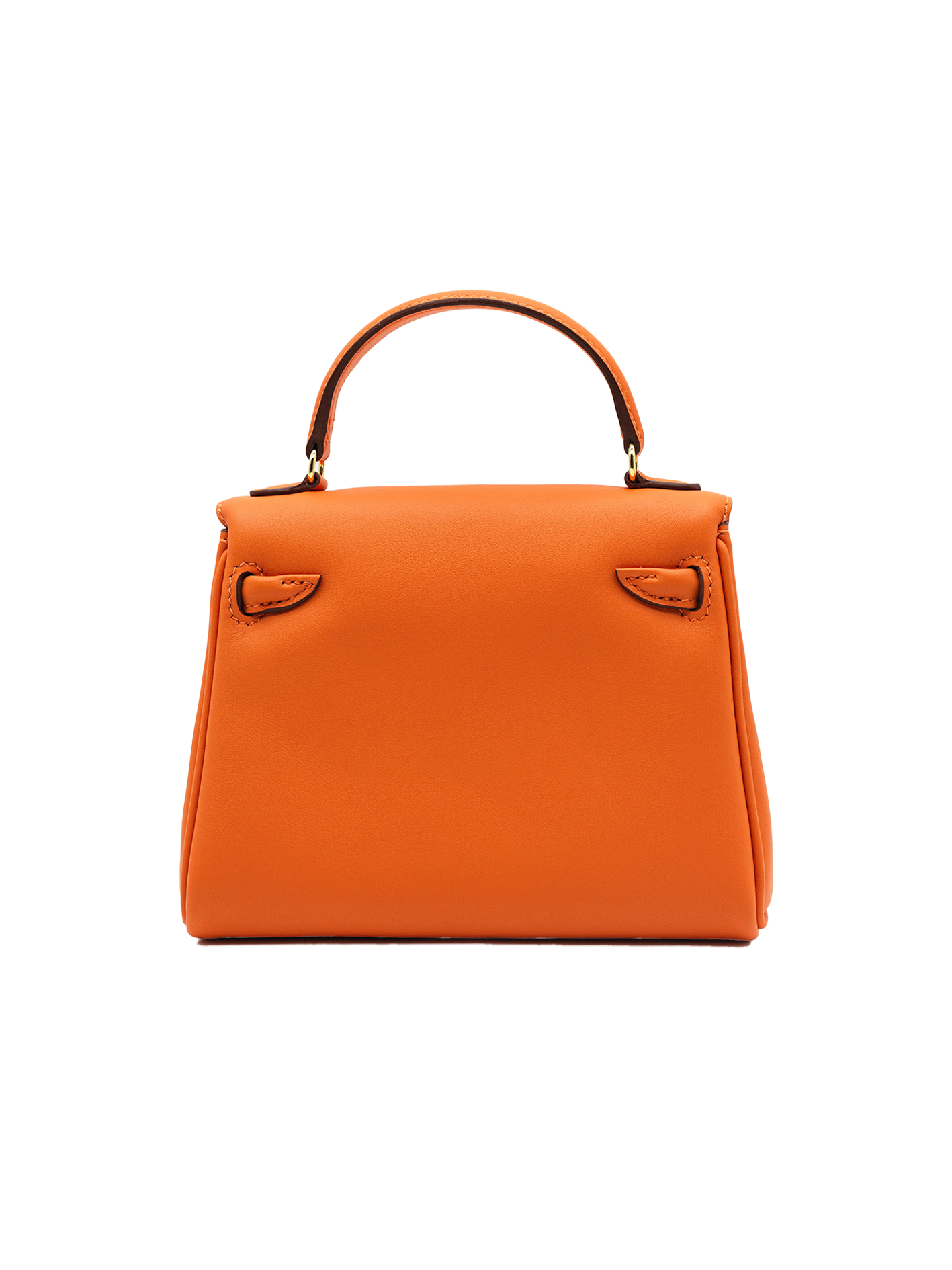 NEW HERMÈS QUELLE IDOLE KELLY DOLL SWIFT ORANGE/ ROSE SAKURA GHW