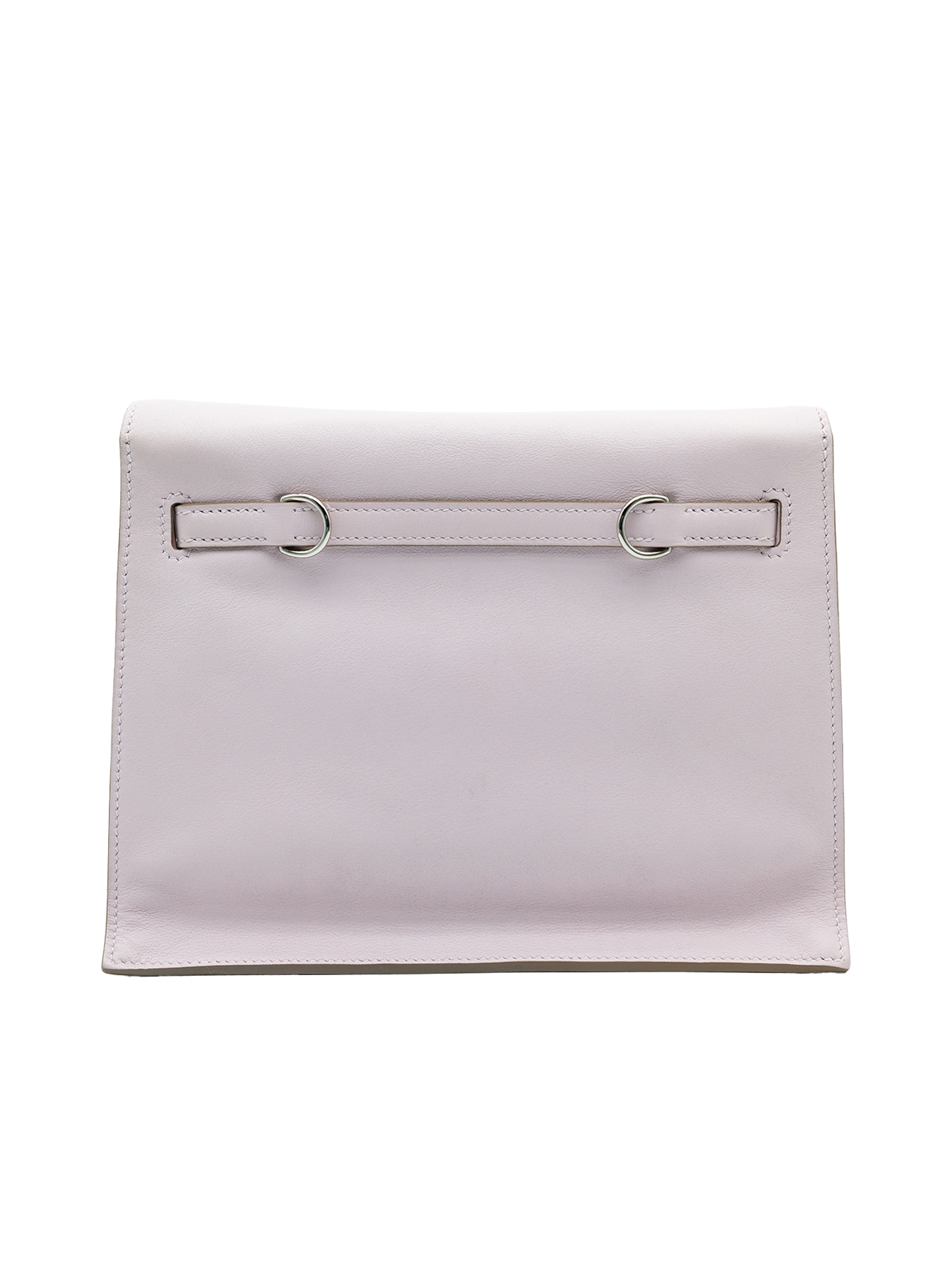 PRE-LOVED HERMÈS KELLY DANSE SWIFT MAUVE PALE PHW