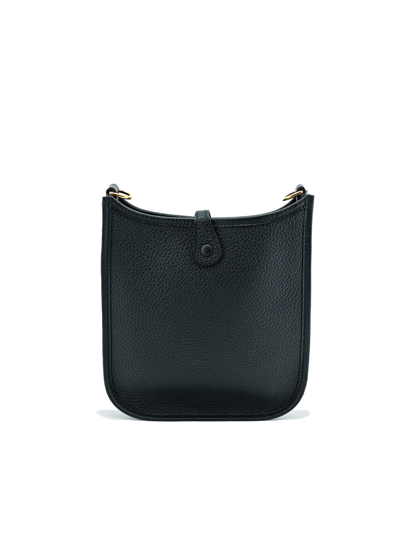 PRE-LOVED HERMÈS MINI EVELYNE TAURILLON CLEMENCE BLACK GHW