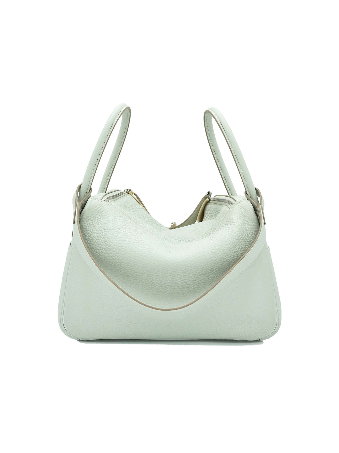 PRE-LOVED HERMÈS LINDY 26 TAURILLON CLEMENCE GRIS PERLE PHW