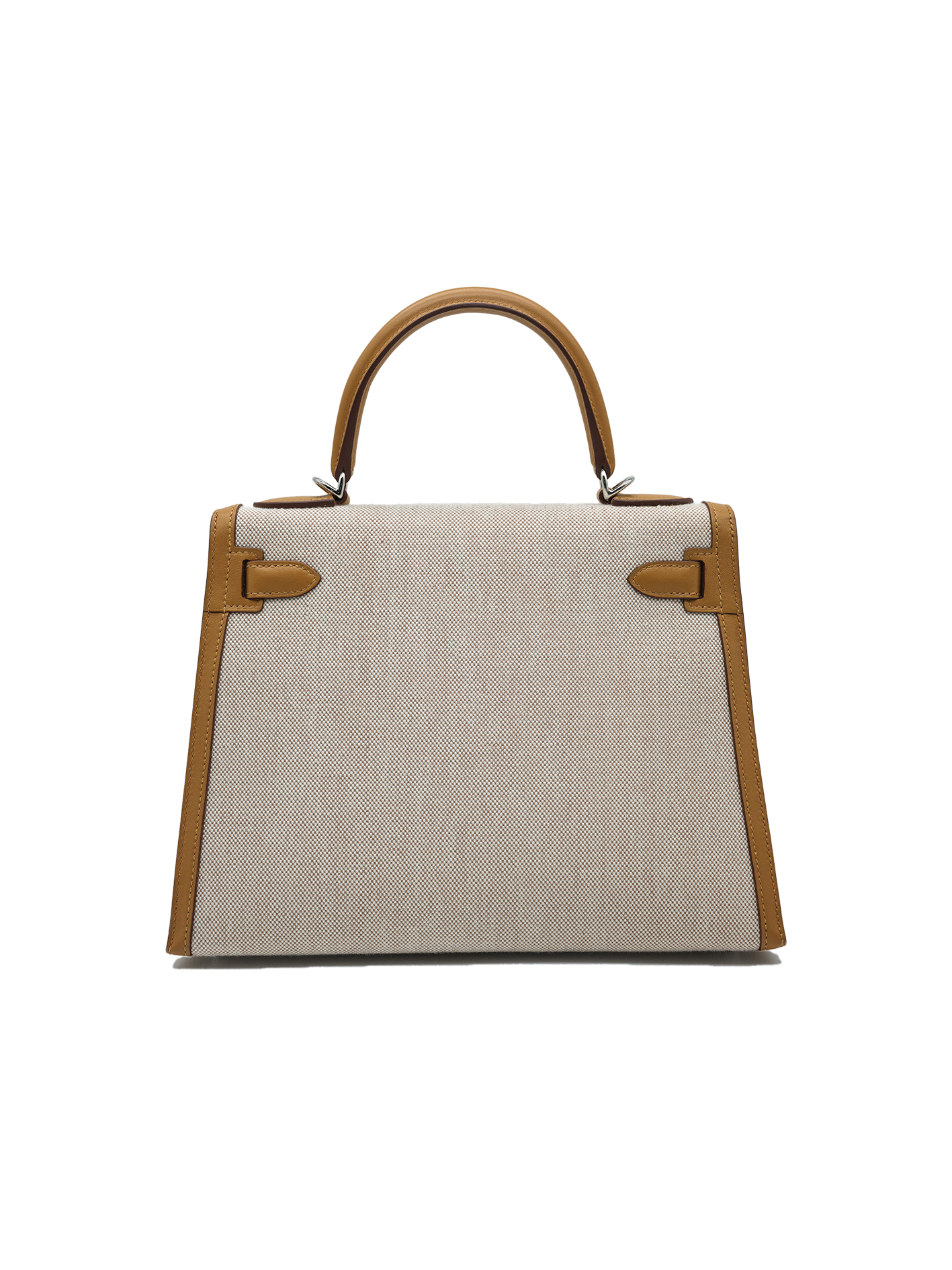 PRE-LOVED HERMÈS KELLY 28 TOILE/ SWIFT SESAME PHW