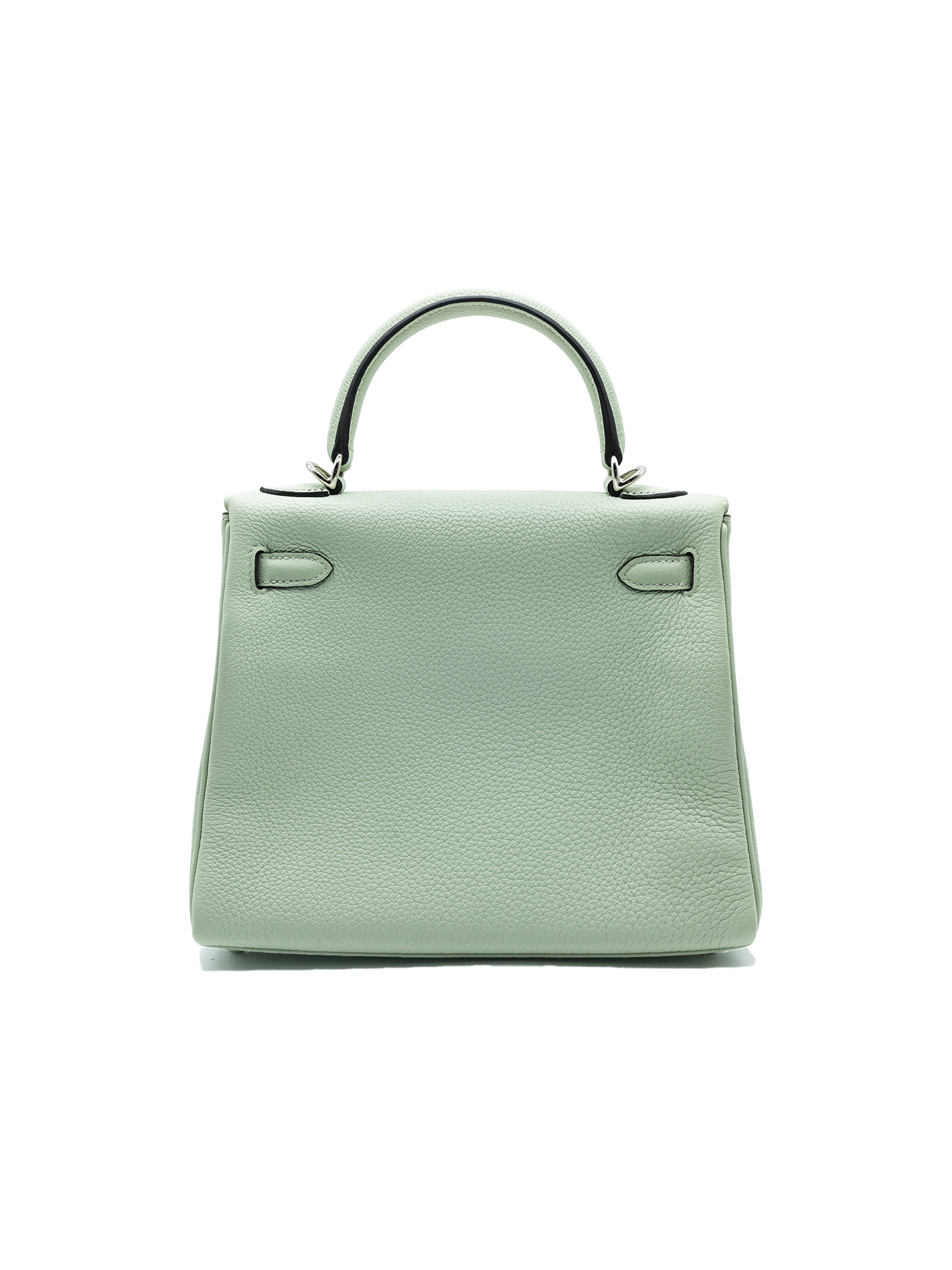 PRE-LOVED HERMES KELLY 25 TOGO GRIS NEVE PHW