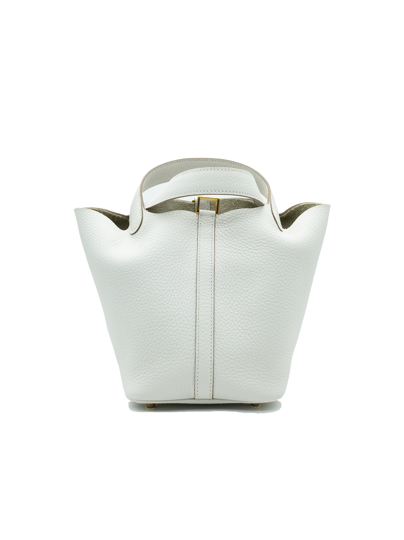 NEW HERMÈS PICOTIN 18 TAURILLON CLEMENCE GRIS PALE GHW