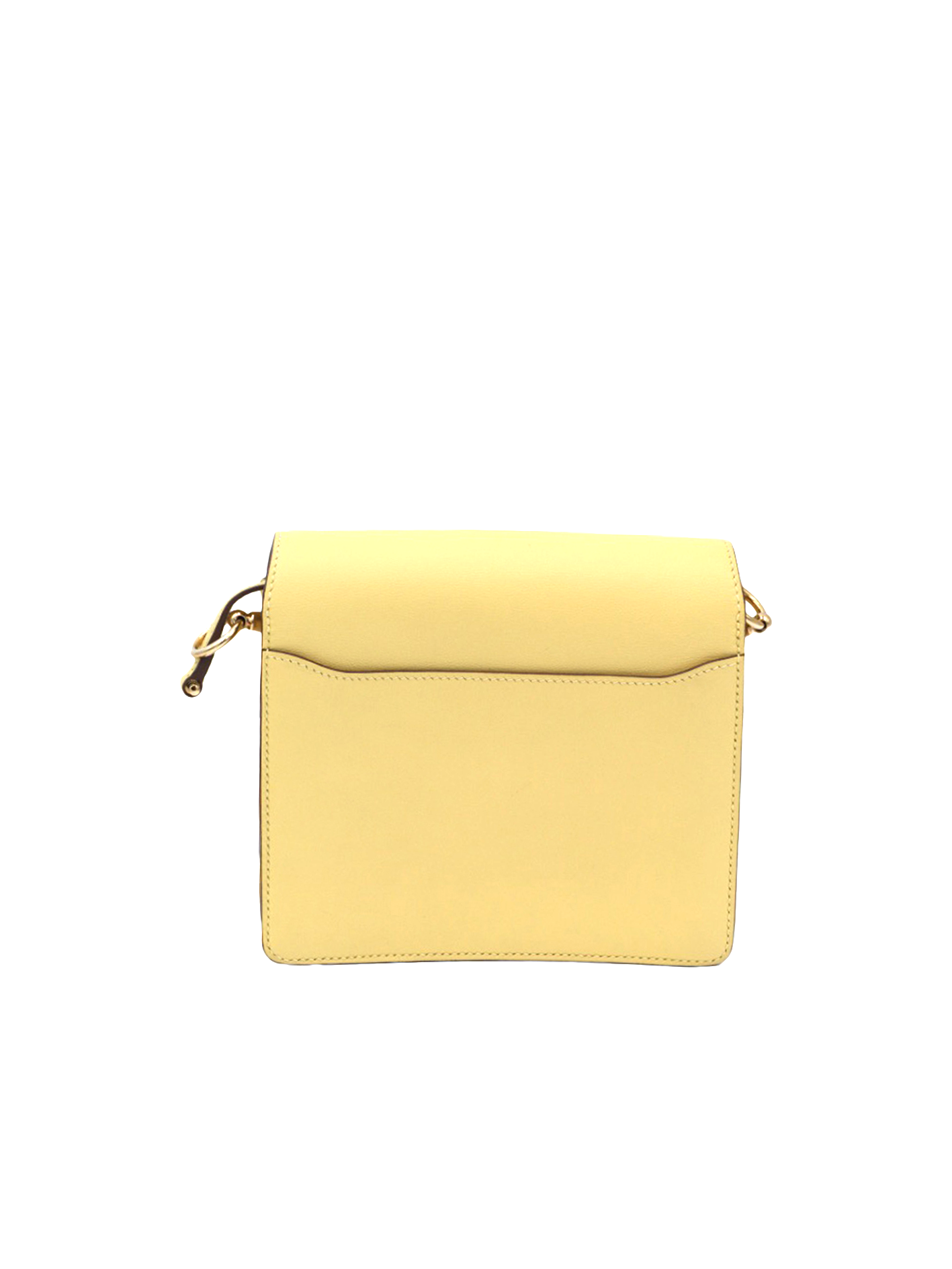 PRE-LOVED HERMÈS MINI ROULIS EVERCOLOR LEATHER JAUNE POUSSIN PHW