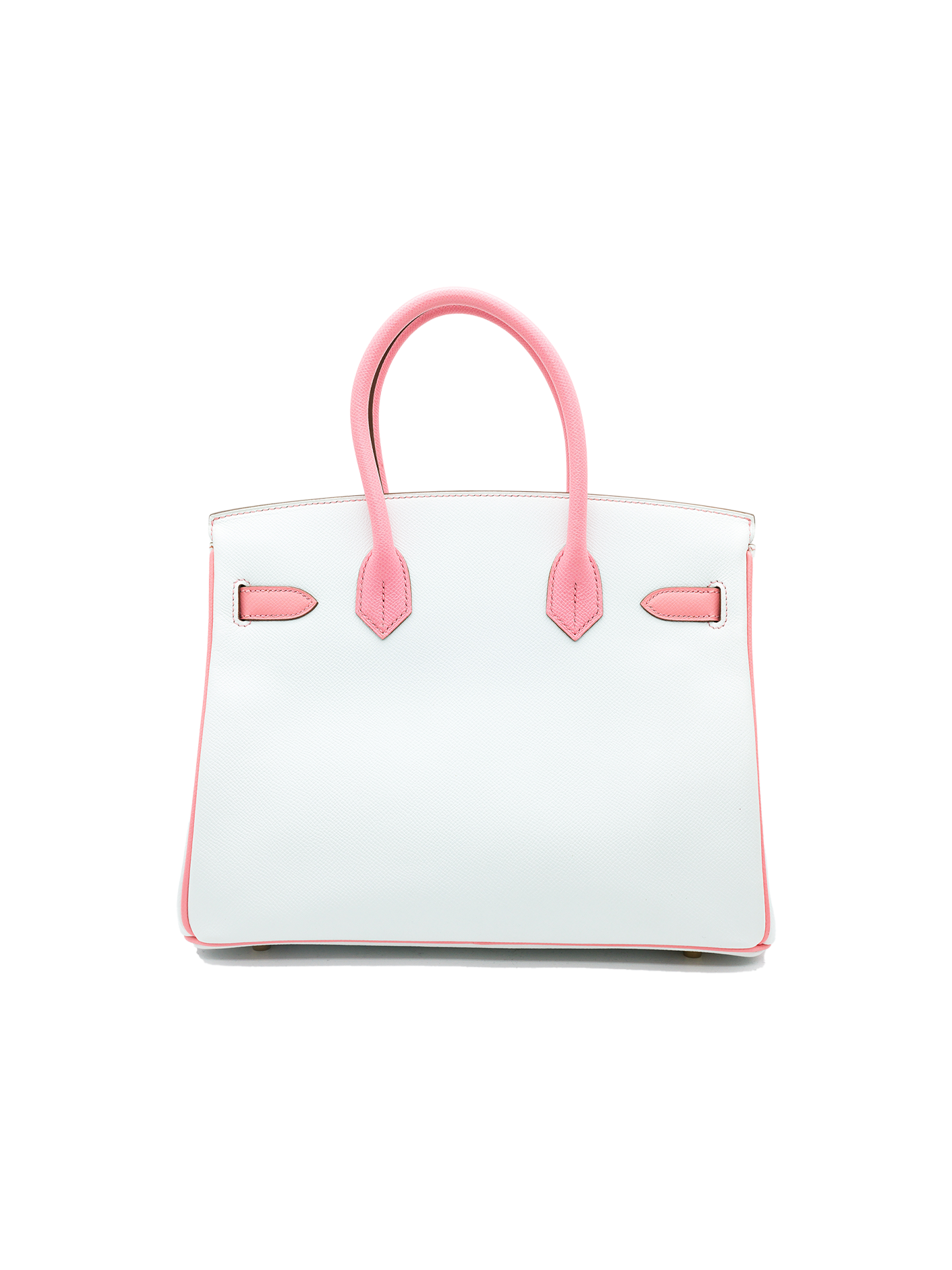 PRE-LOVED HERMÈS BIRKIN 30 EPSOM BLANC/ ROSE CONFETTI BGHW