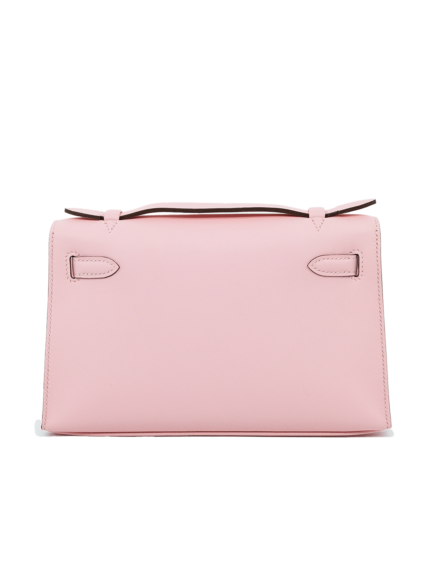 NEW HERMÈS KELLY POCHETTE SWIFT ROSE SAKURA PHW