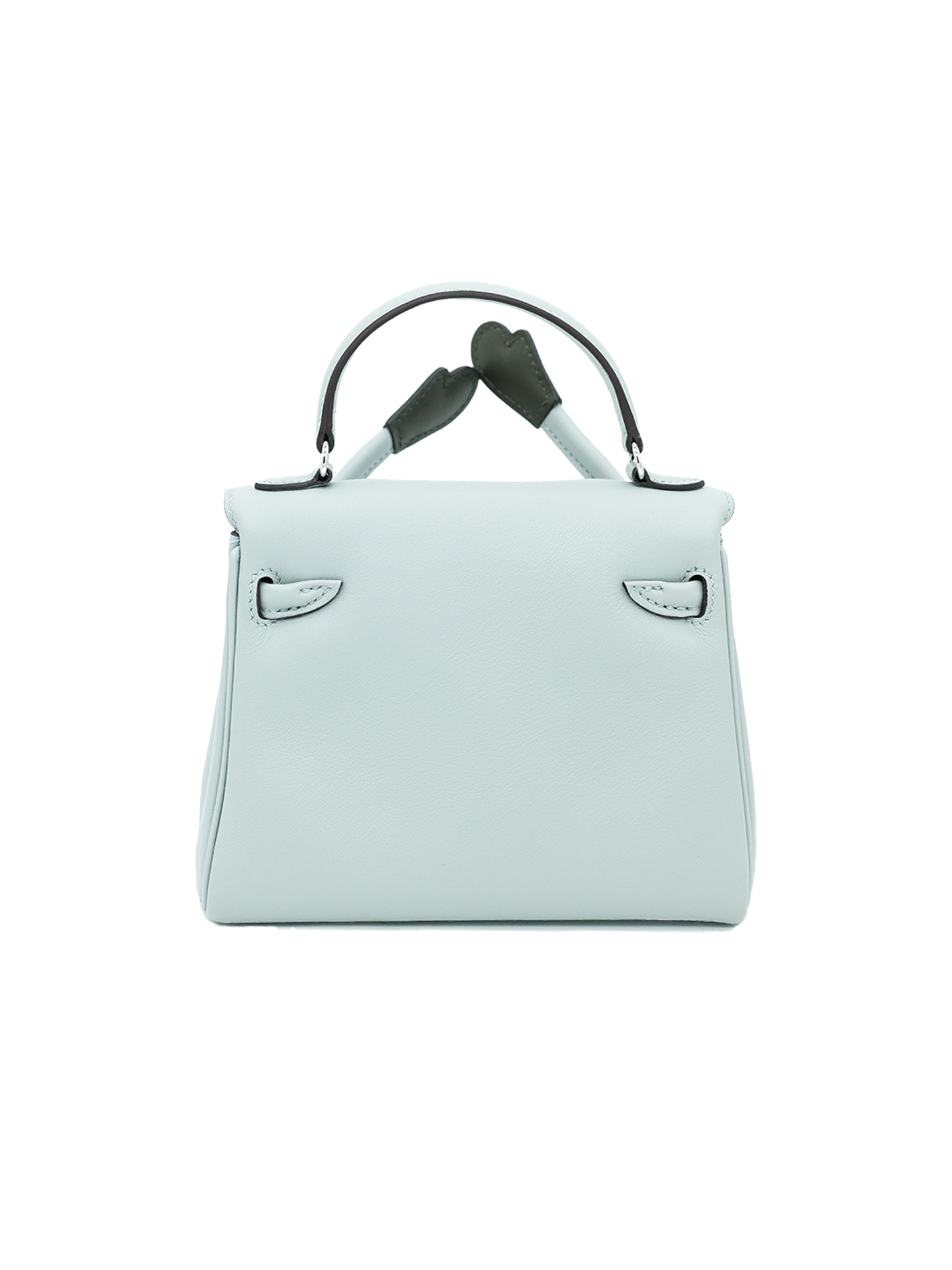 NEW HERMÈS QUELLE IDOLE KELLY DOLL SWIFT BLEU GLACIER/ VERT MAQUIS PHW