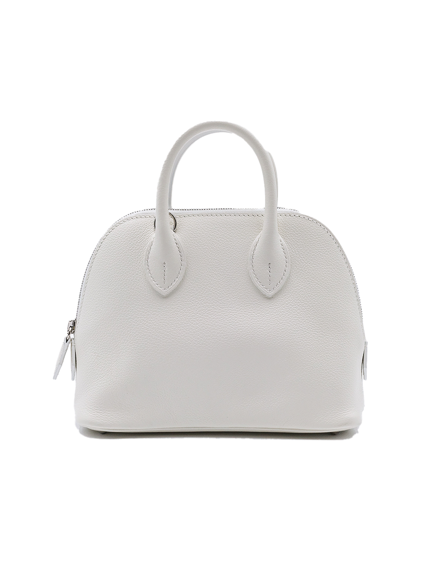 PRE-LOVED HERMES MINI BOLIDE EVERCOLOR BLANC PHW