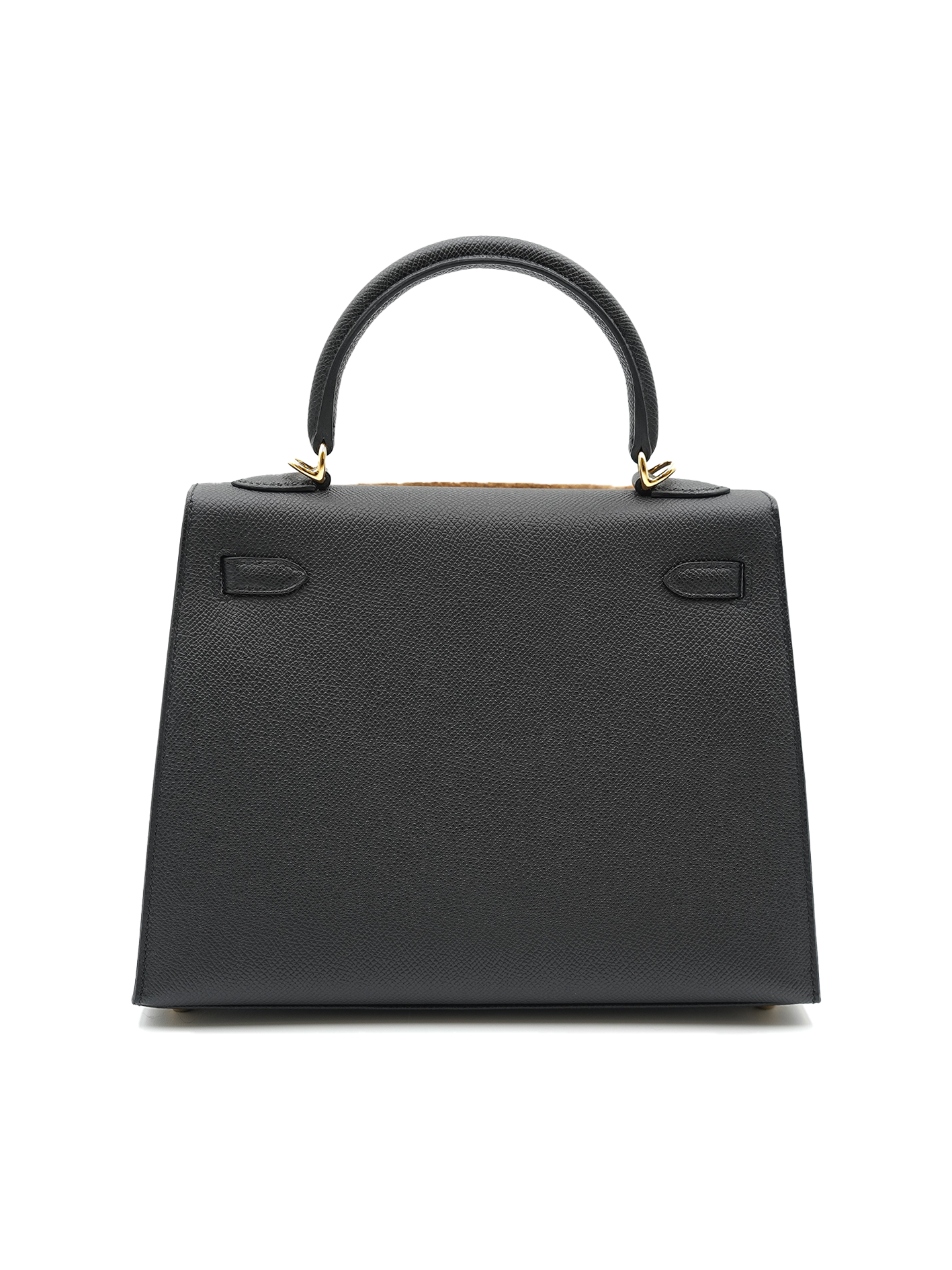 NEW HERMES KELLY 25 EPSOM BLACK GHW