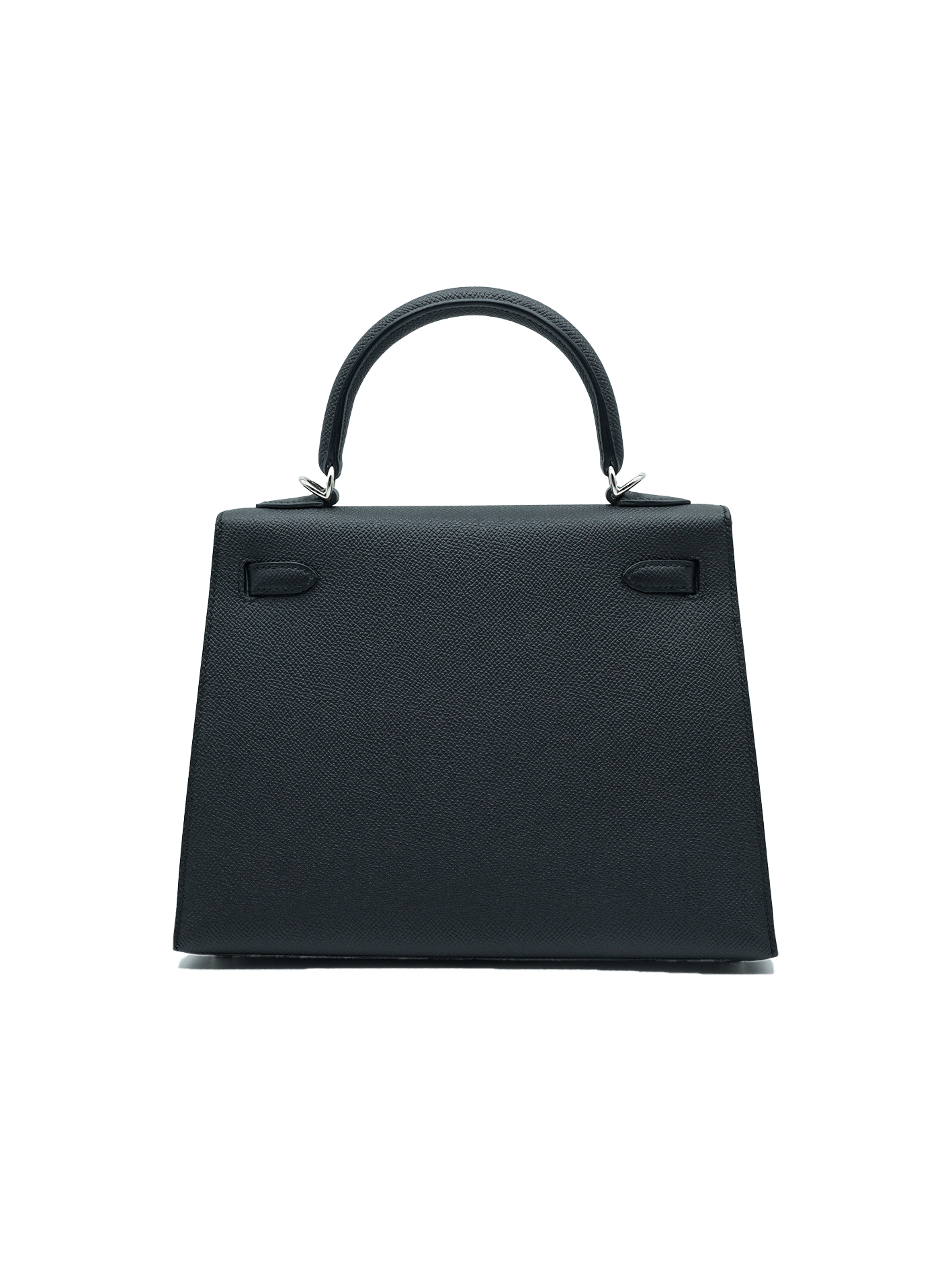 PRE-LOVED HERMÈS KELLY 25 EPSOM BLACK PHW