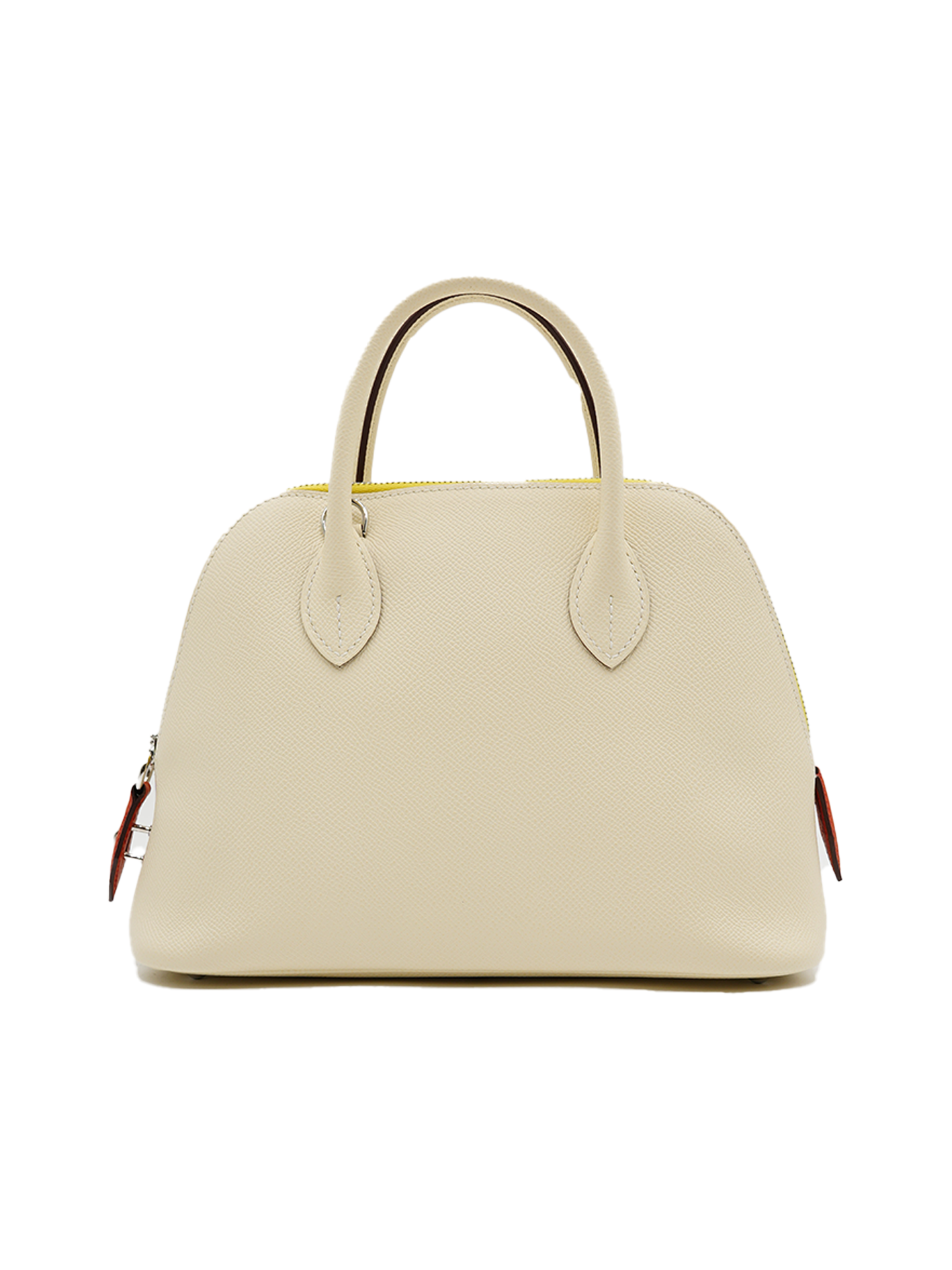 PRE-LOVED HERMES BOLIDE 25 EPSOM NATA/ LIME/ ORANGE PHW