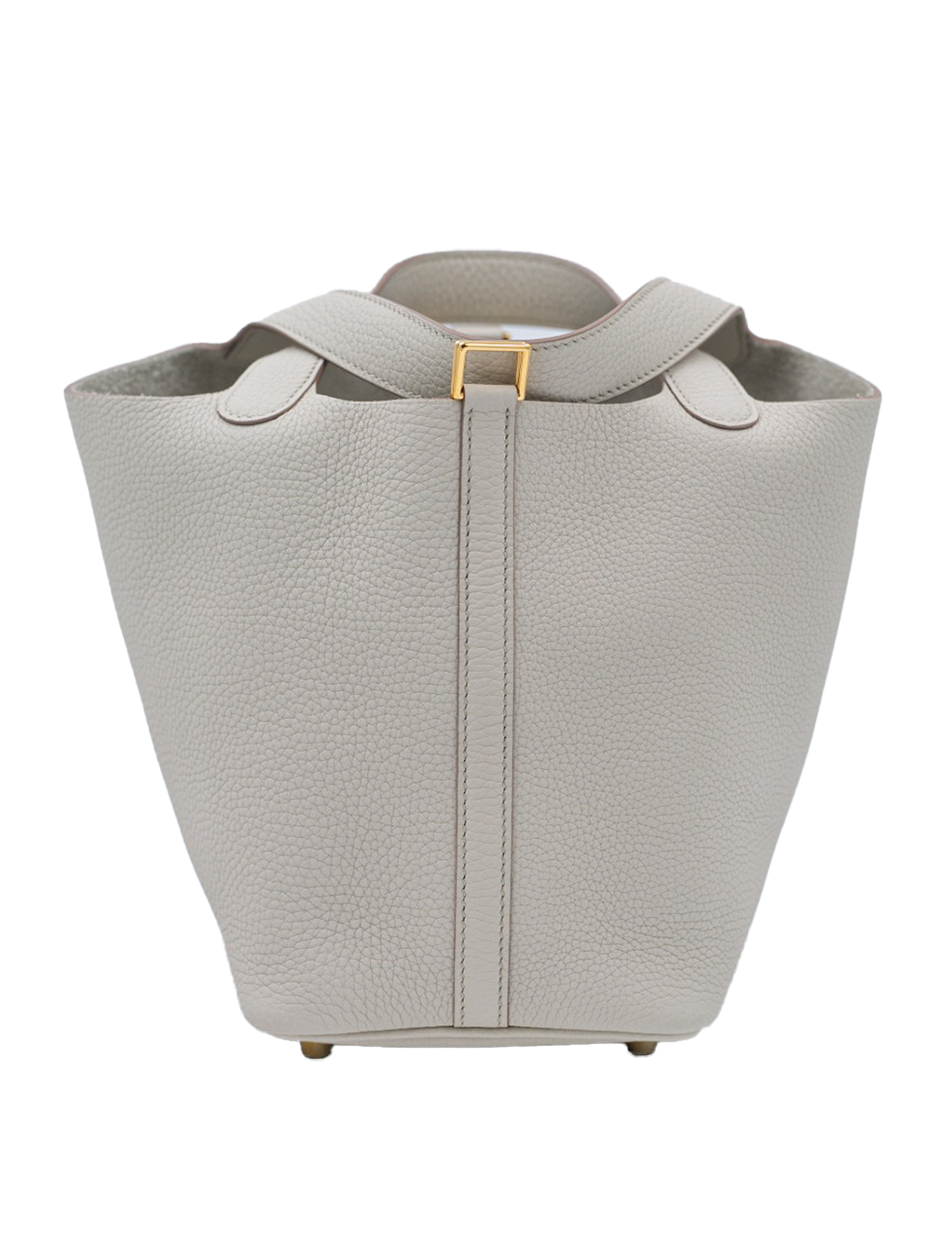 NEW HERMES PICOTIN 18 TAURILLON CLEMENCE BETON GHW