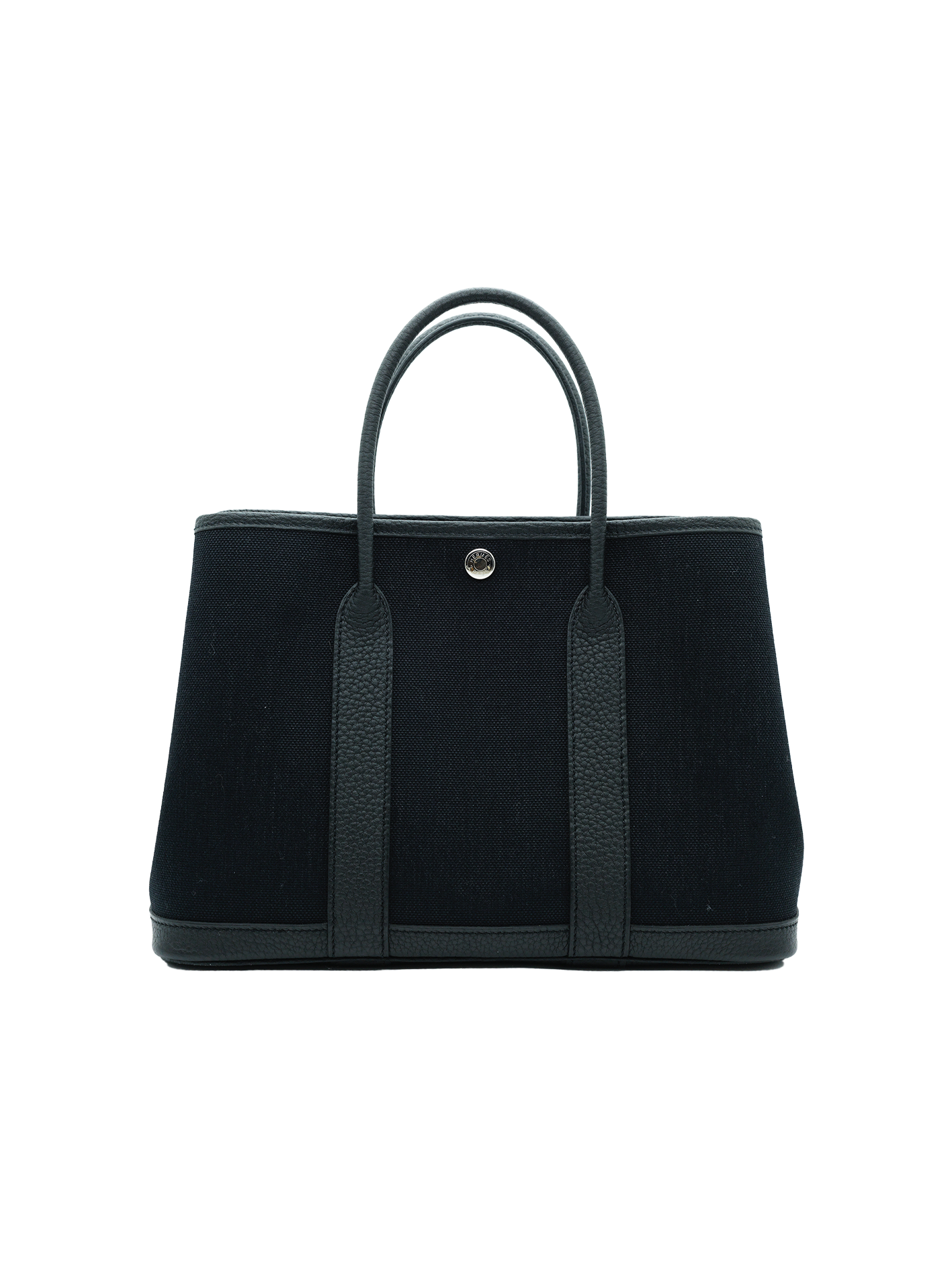 NEW HERMÈS GARDEN PARTY 30 BLACK TOILE/ NEGONDA PHW