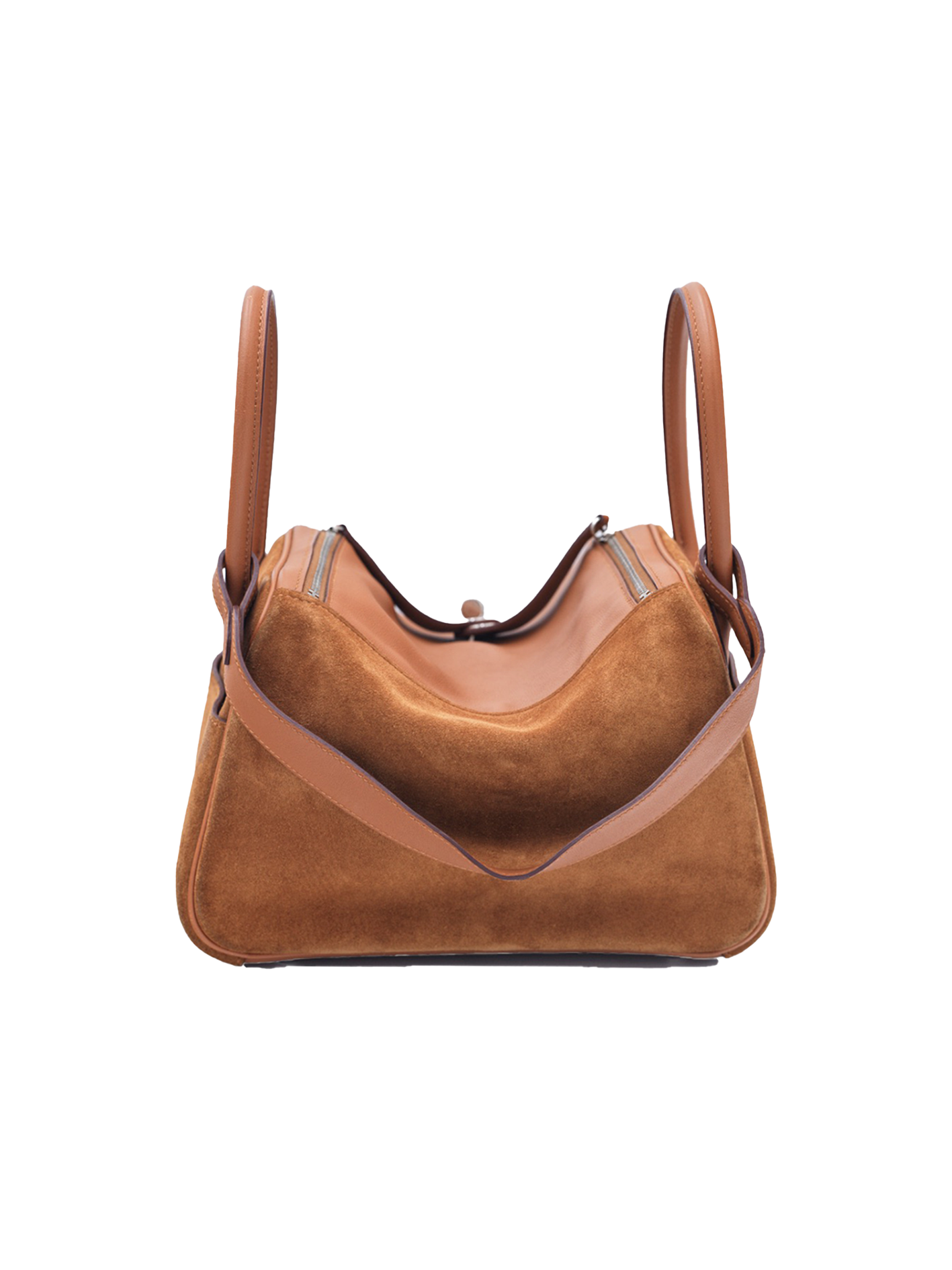 PRE-LOVED HERMÈS LINDY 26 SUEDE/ SWIFT GOLD PHW