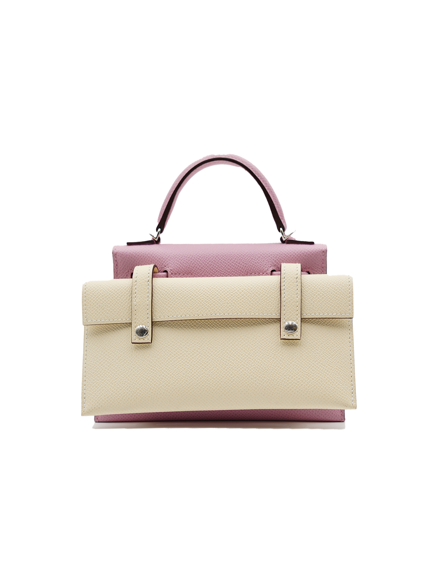 USED HERMES KELLY DOLL EPSOM MAUVE SYLVESTRE PHW