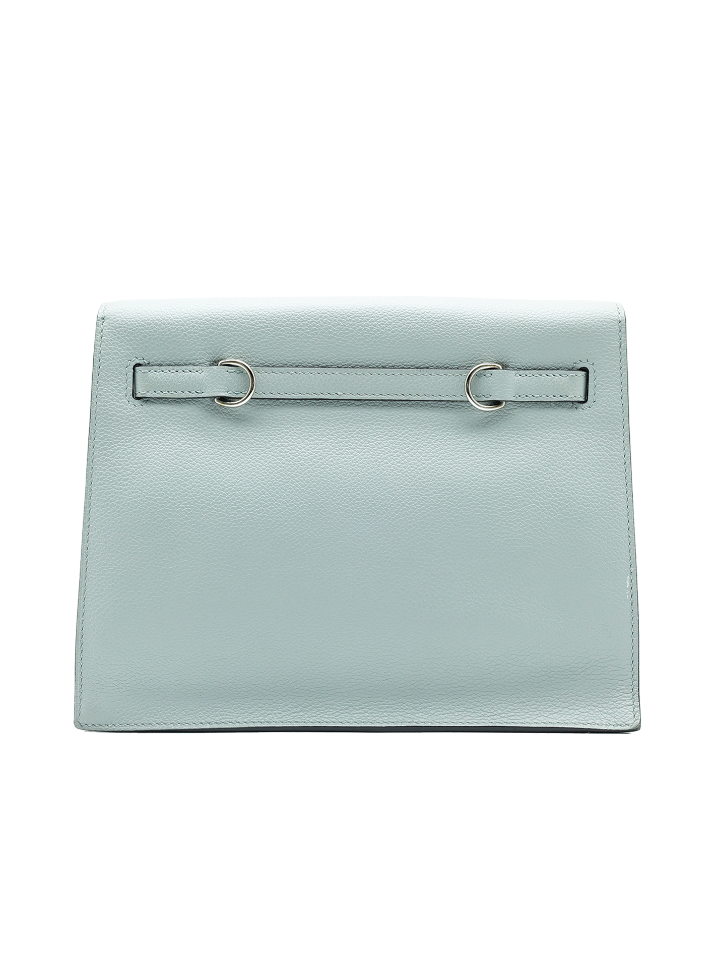 PRE-LOVED HERMÈS KELLY DANSE EVERCOLOR BLUE GLACIER PHW