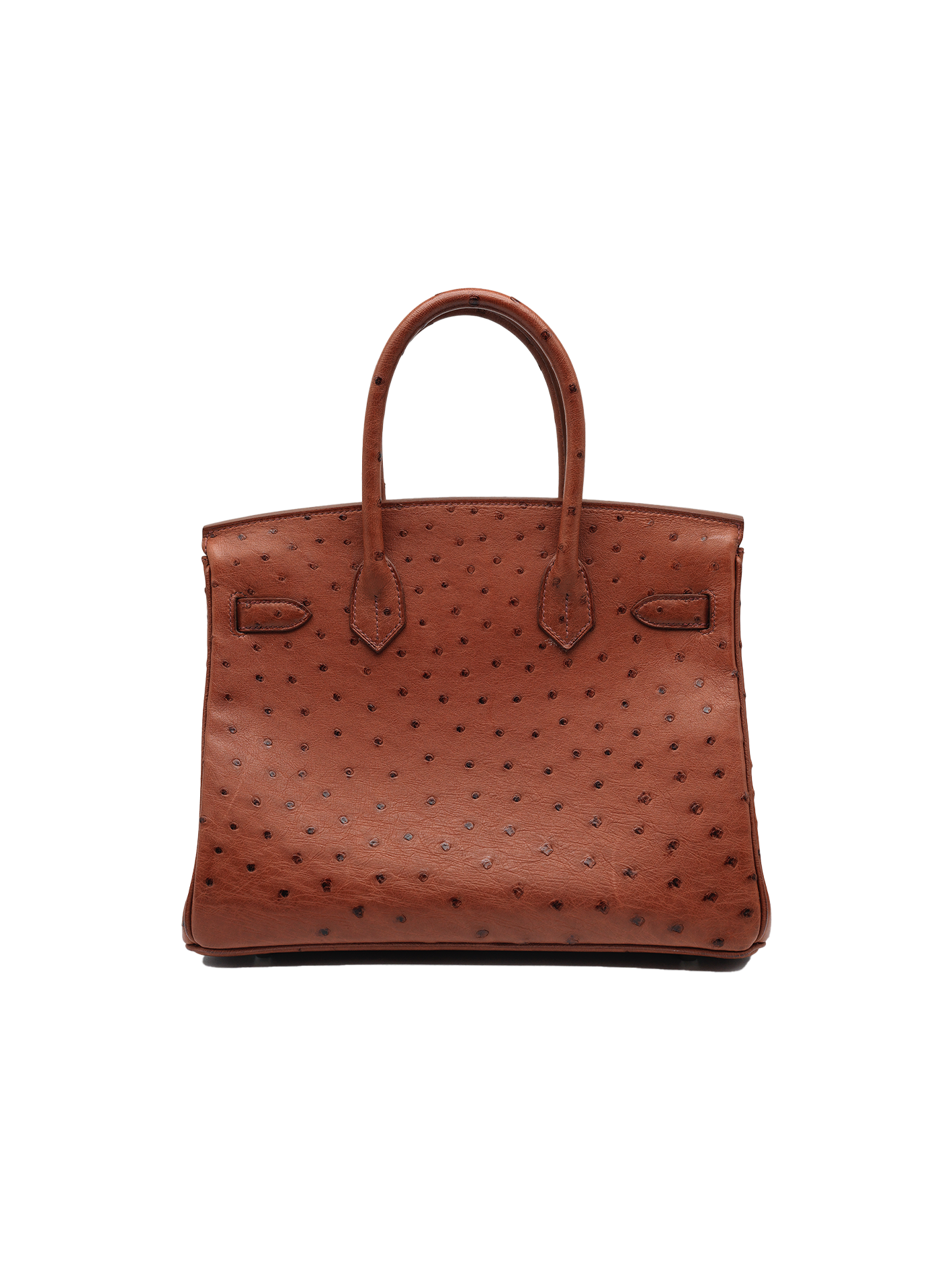 PRE-LOVED HERMÈS BIRKIN 30 OSTRICH SIENNA PHW