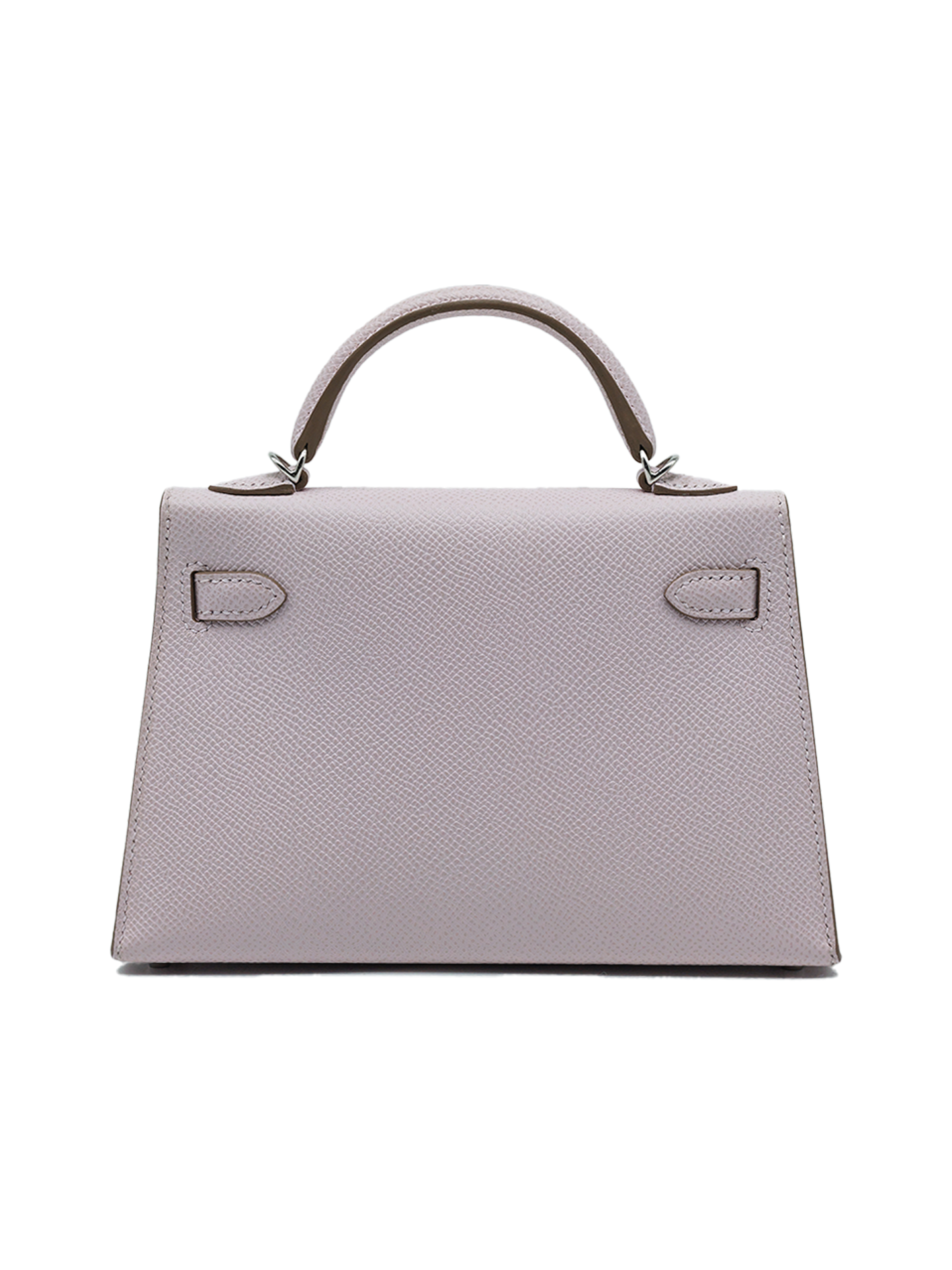 PRE-LOVED HERMÈS MINI KELLY II EPSOM MAUVE PALE PHW