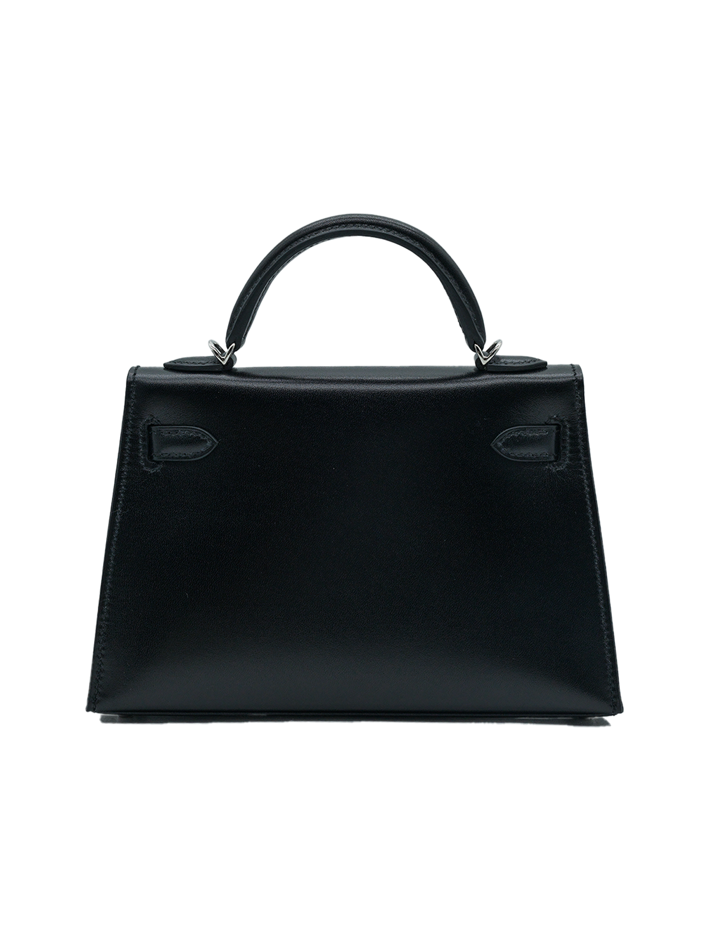 NEW HERMÈS MINI KELLY II BOX BLACK PHW