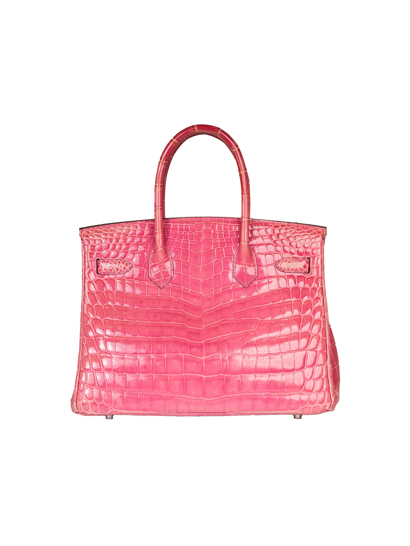 PRE-LOVED HERMÈS BIRKIN 30 NILOTICUS CROCODILE BOUGAINVILLIER GHW